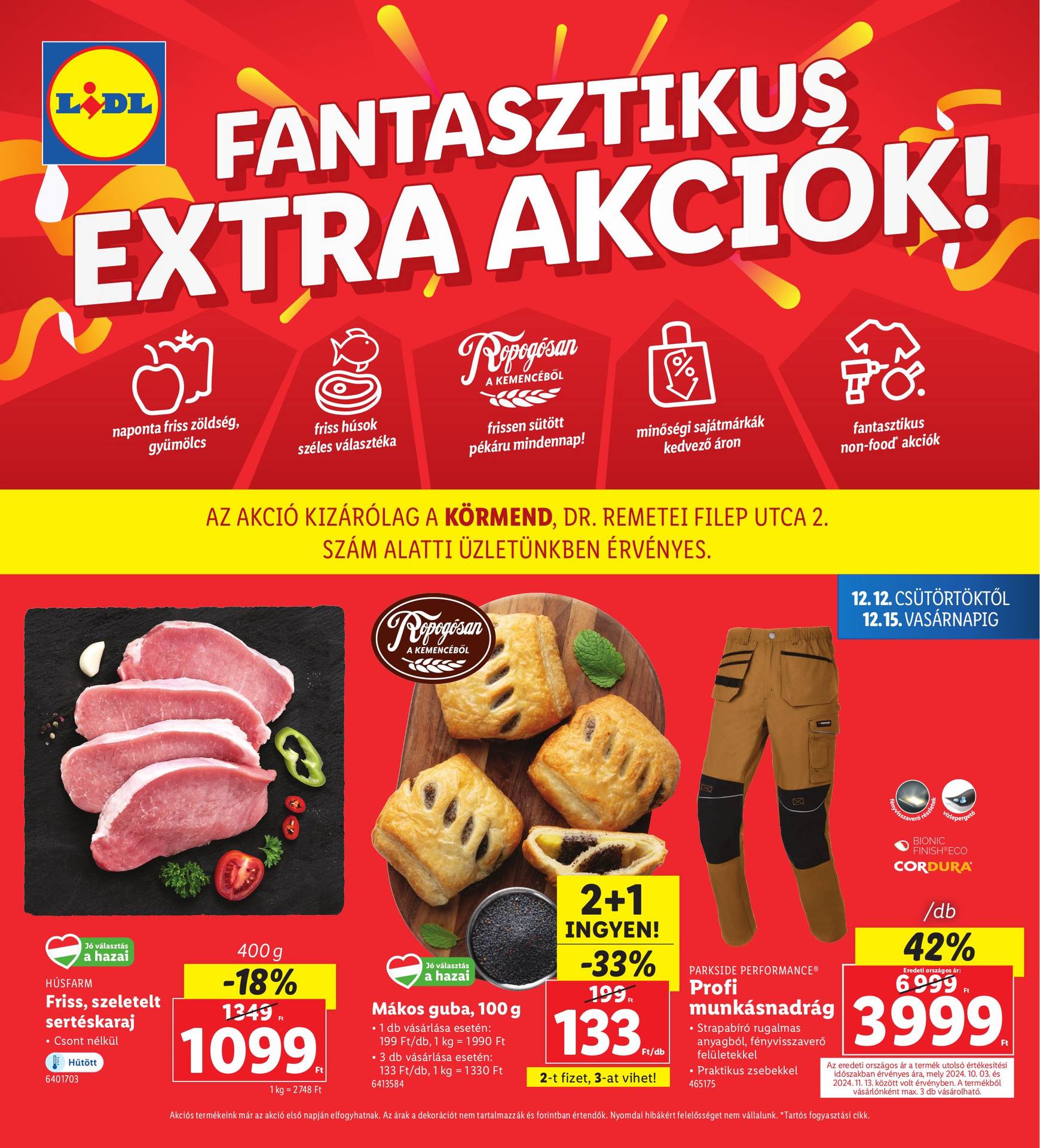 lidl - Lidl - Körmend akciós újság, érvényes 12.12. - 12.15.