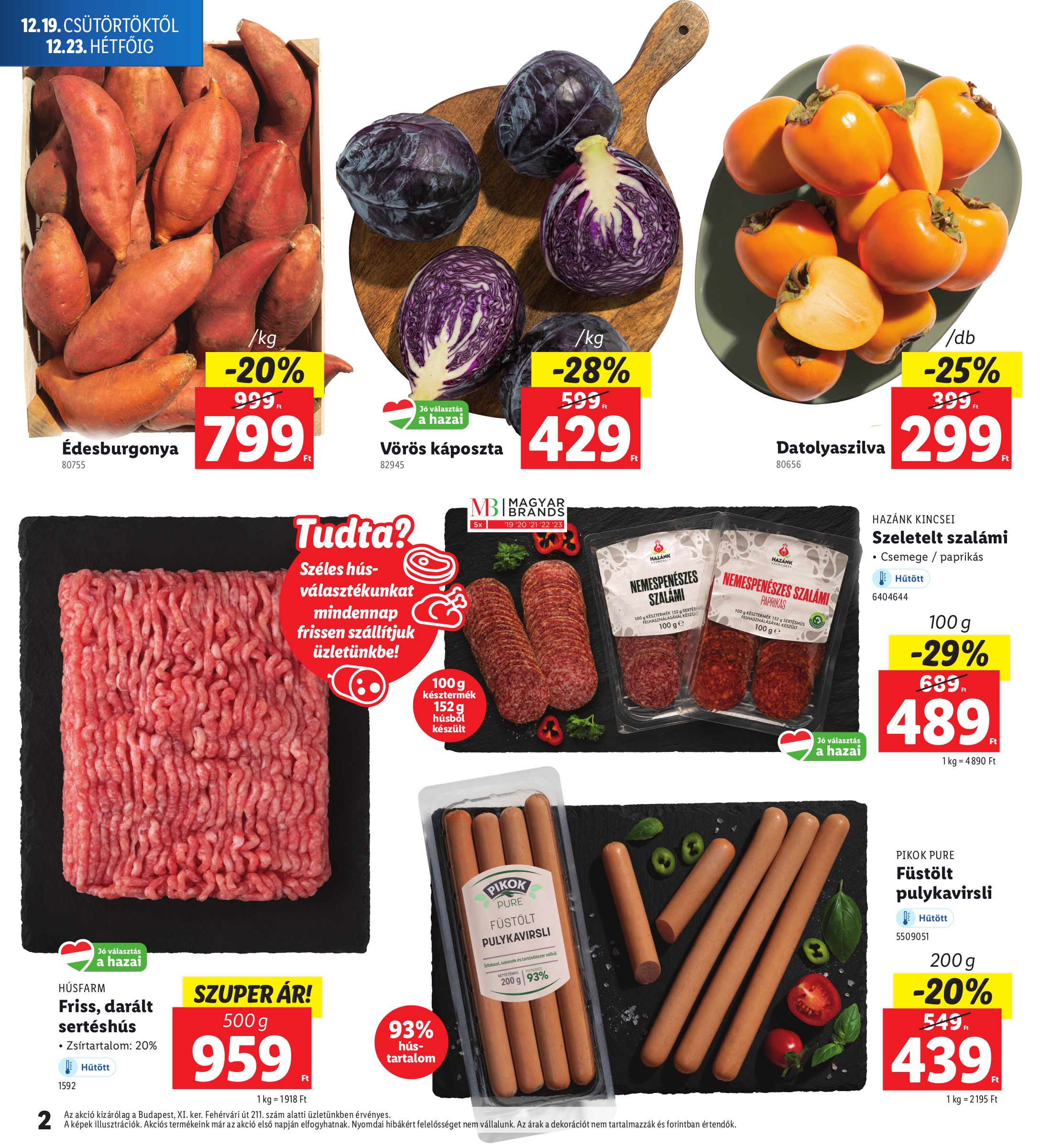 lidl - Lidl - Budapest akciós újság, érvényes 12.19. - 12.23. - page: 2