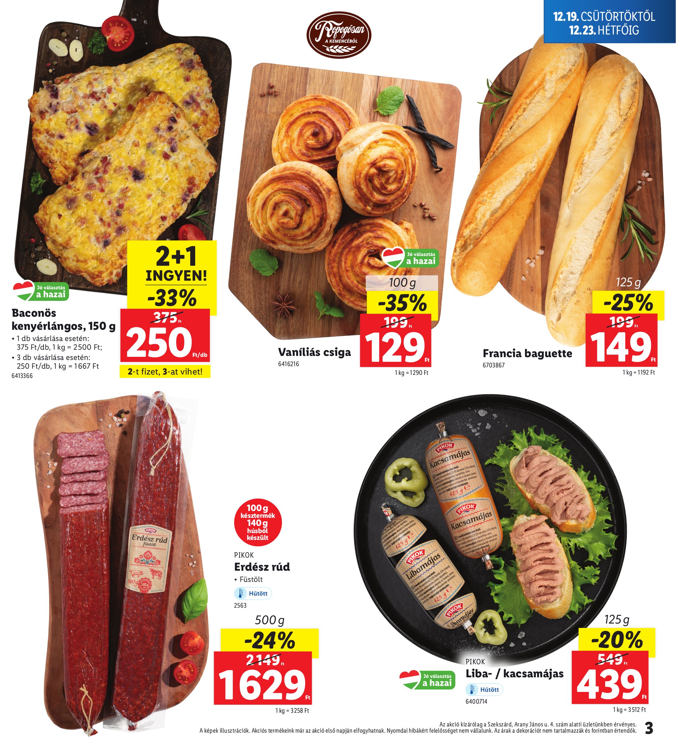 lidl - Lidl - Szekszárd akciós újság, érvényes 12.19. - 12.23. - page: 3