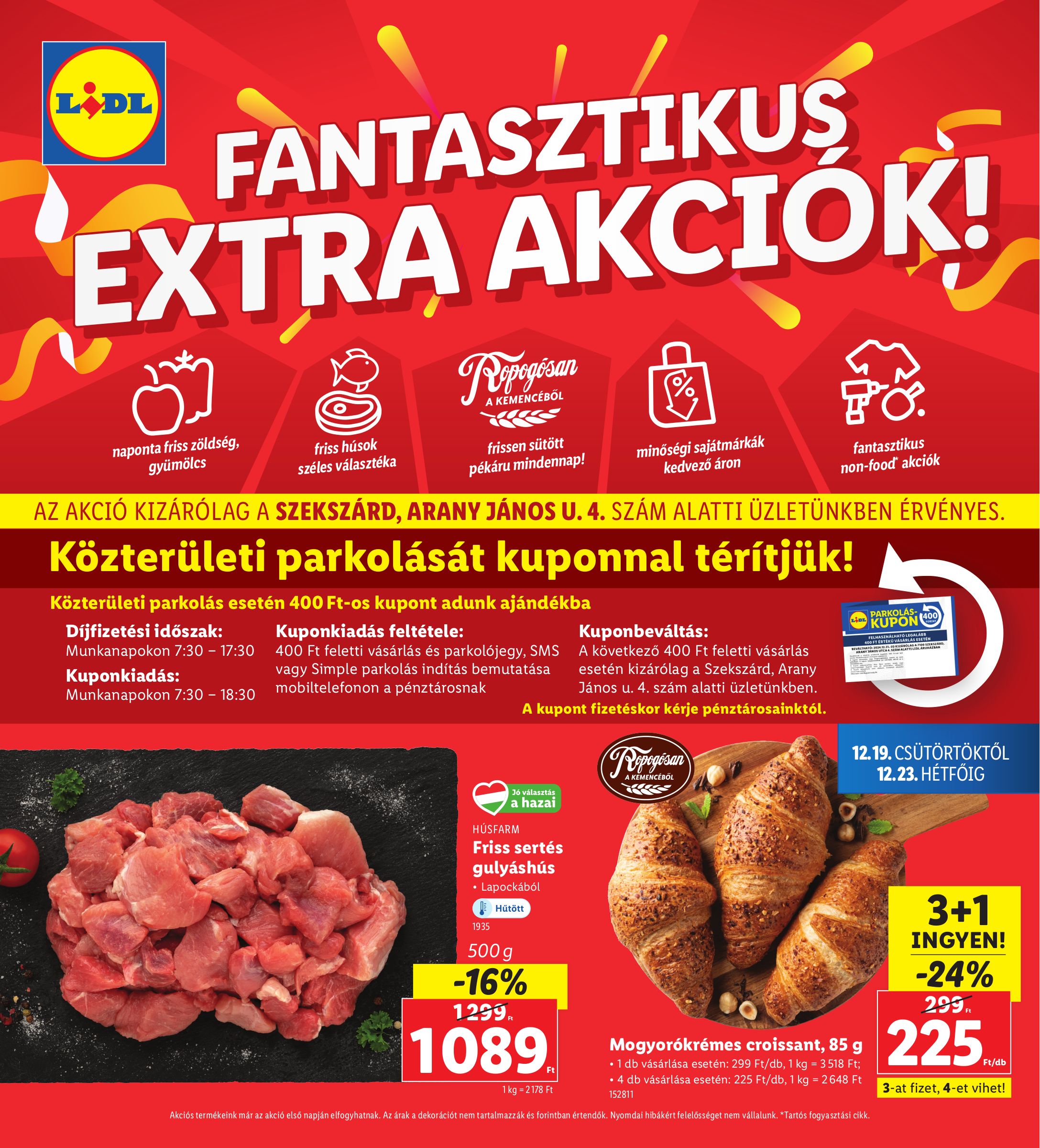 lidl - Lidl - Szekszárd akciós újság, érvényes 12.19. - 12.23.