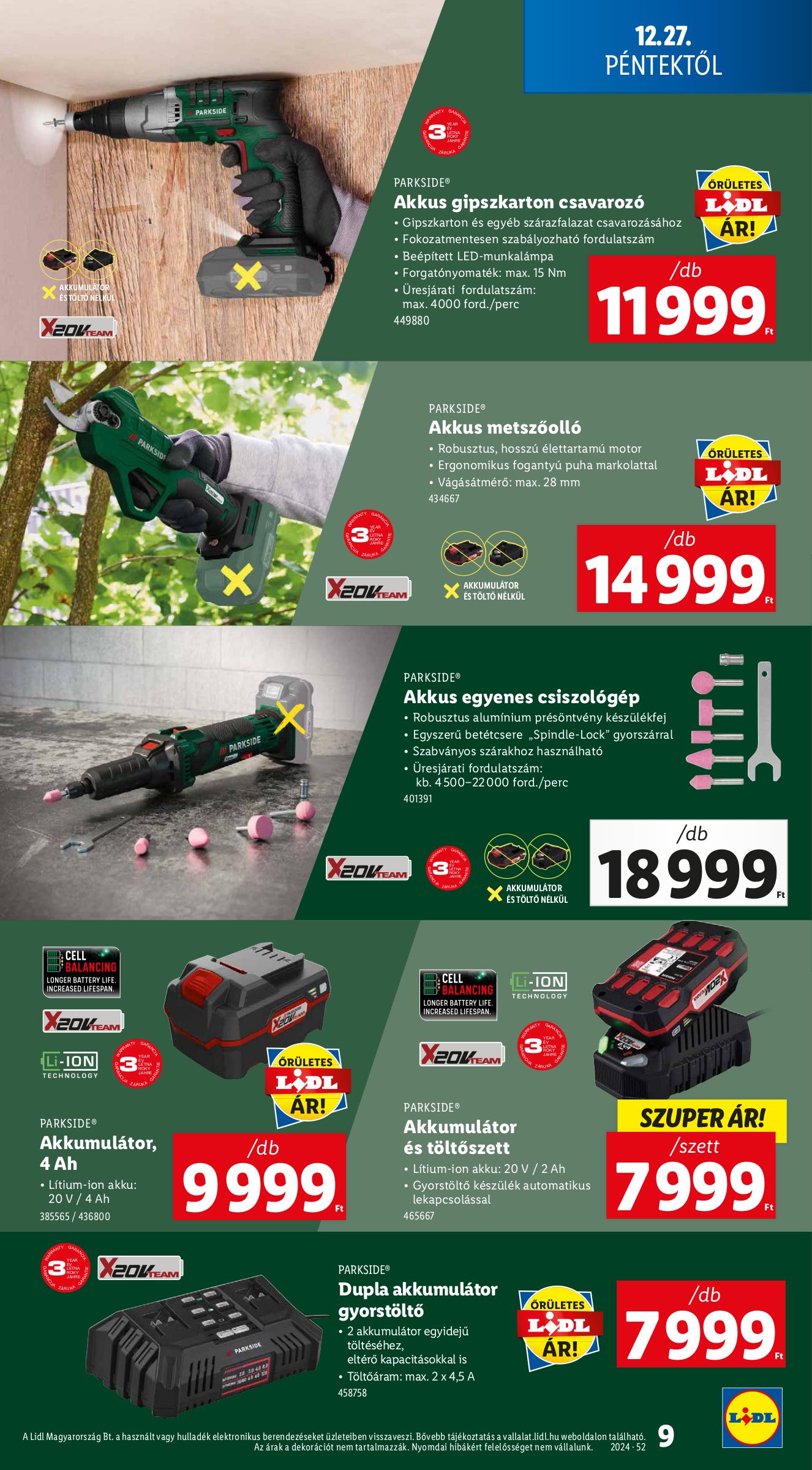 lidl - Lidl akciós újság, érvényes 12.27. - 12.31. - page: 9