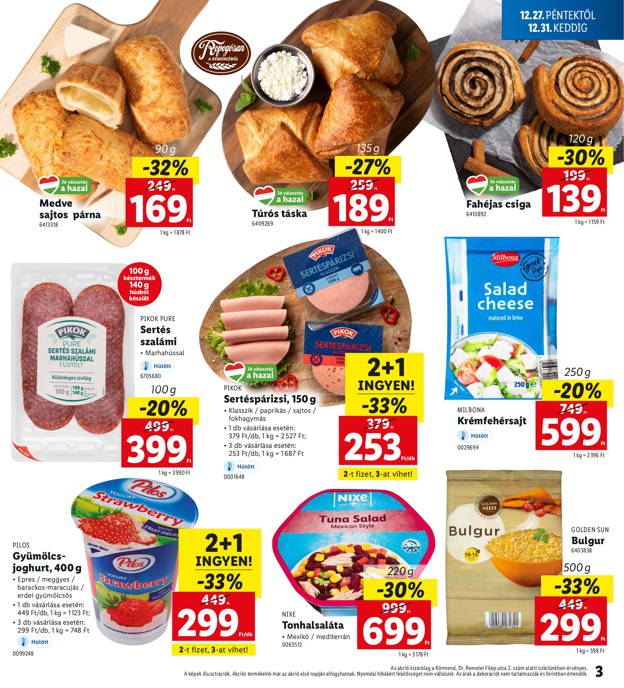 lidl - Lidl - Körmend akciós újság, érvényes 12.27. - 12.31. - page: 3