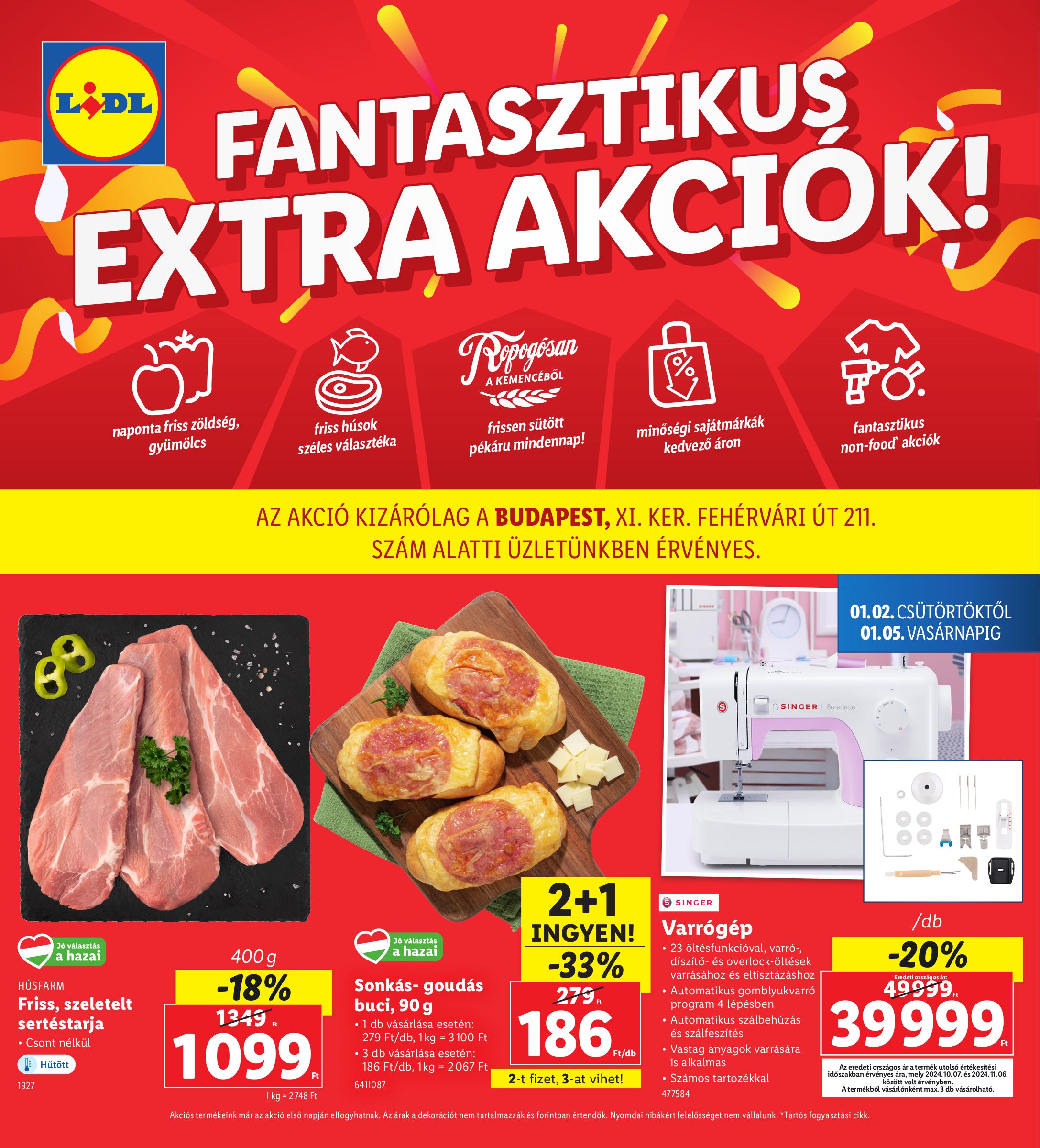 lidl - Lidl - Budapest akciós újság, érvényes 01.02. - 01.05.