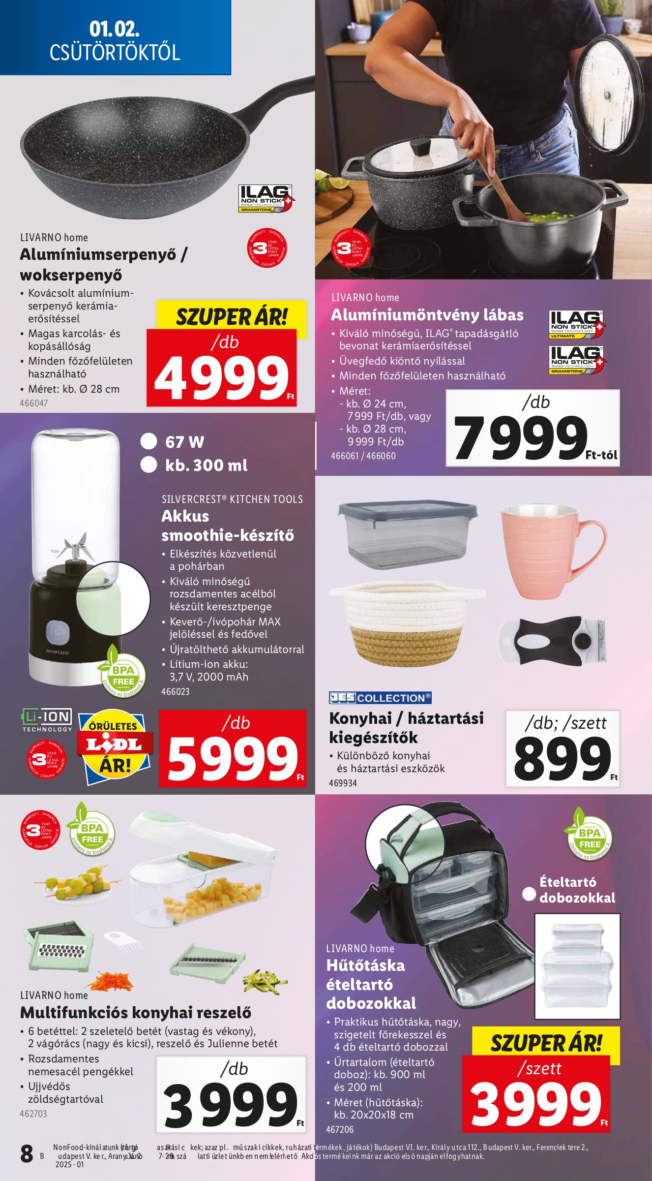 lidl - Lidl akciós újság, érvényes 01.02. - 01.08. - page: 8