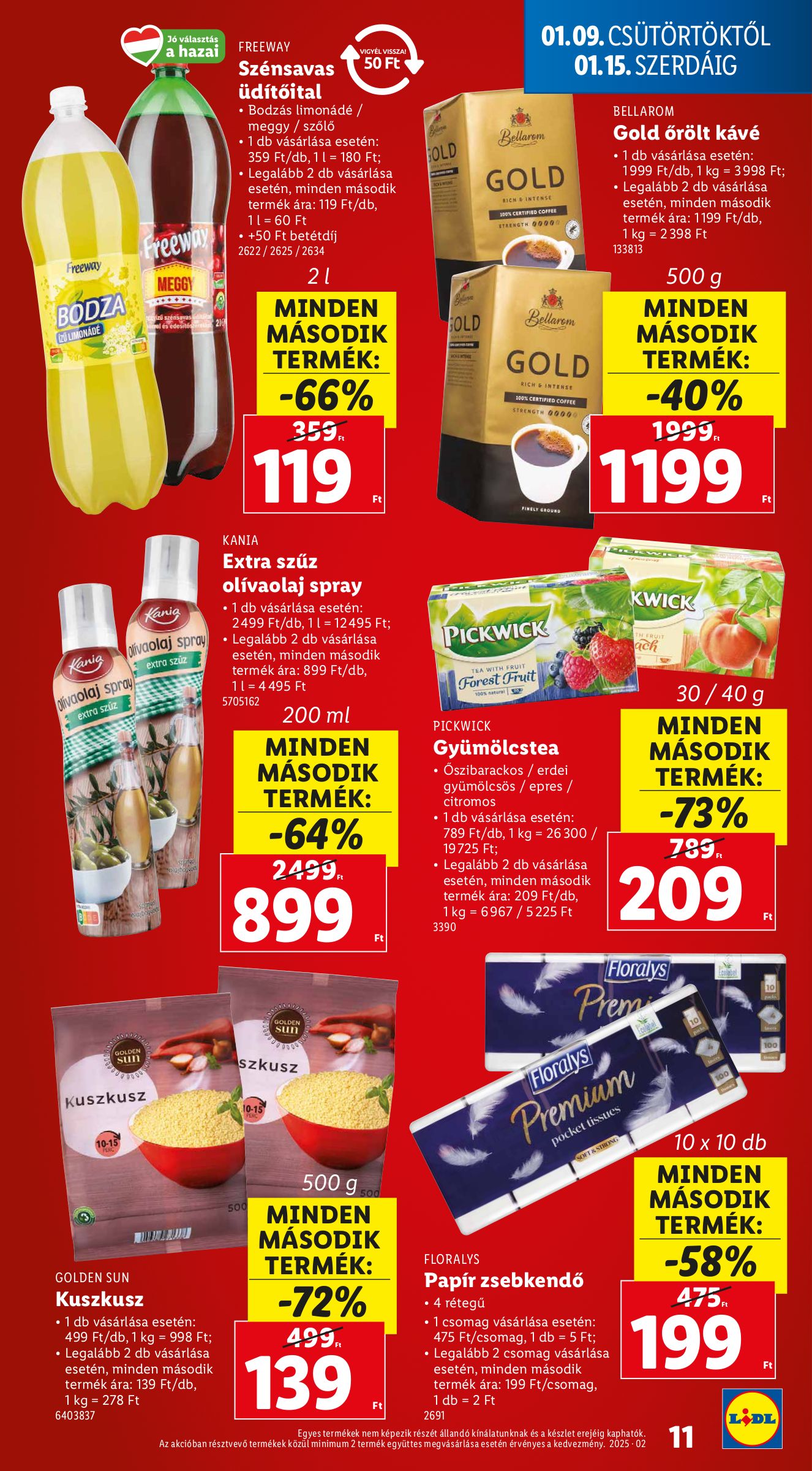 lidl - Lidl akciós újság, érvényes 01.09. - 01.15. - page: 11