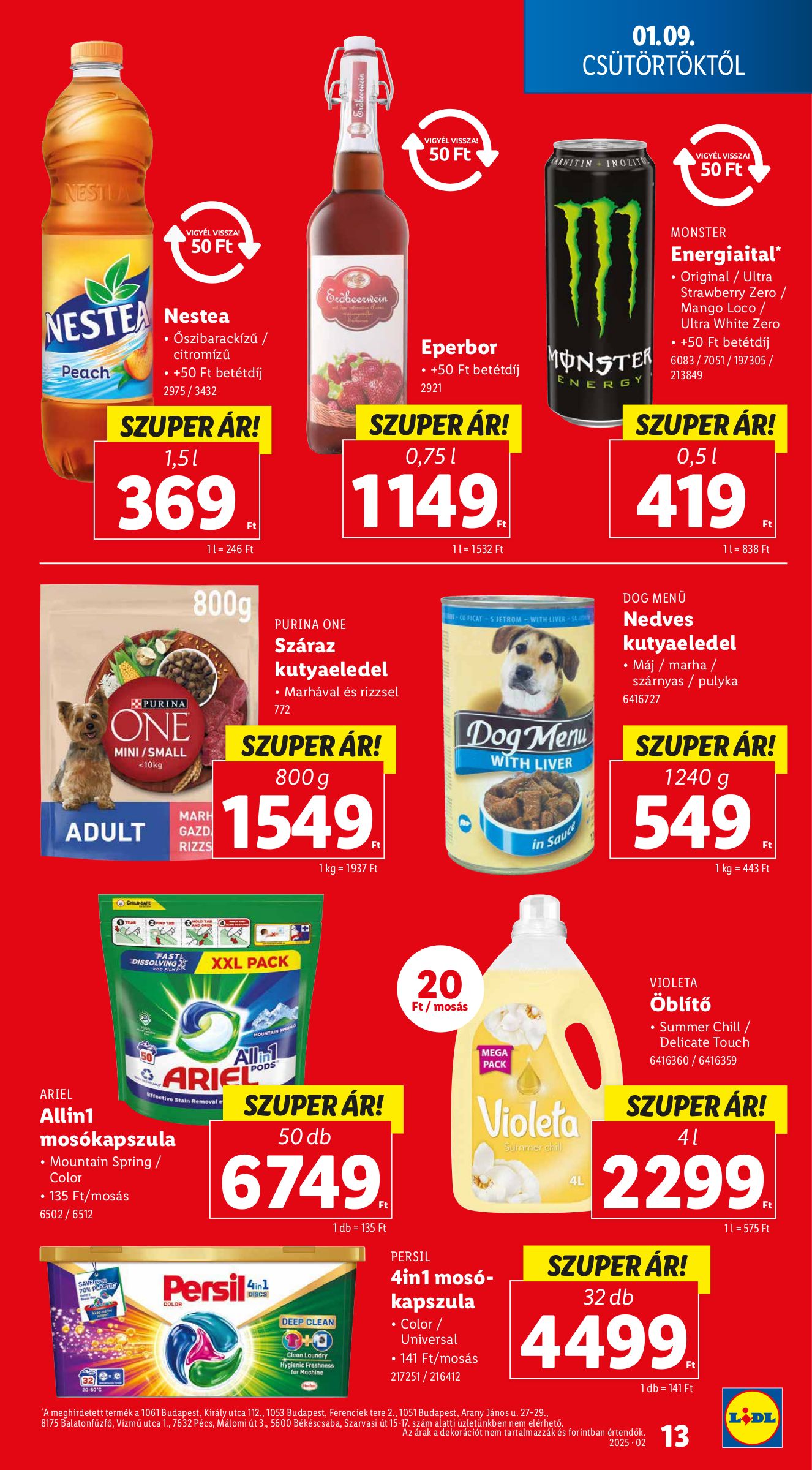 lidl - Lidl akciós újság, érvényes 01.09. - 01.15. - page: 13