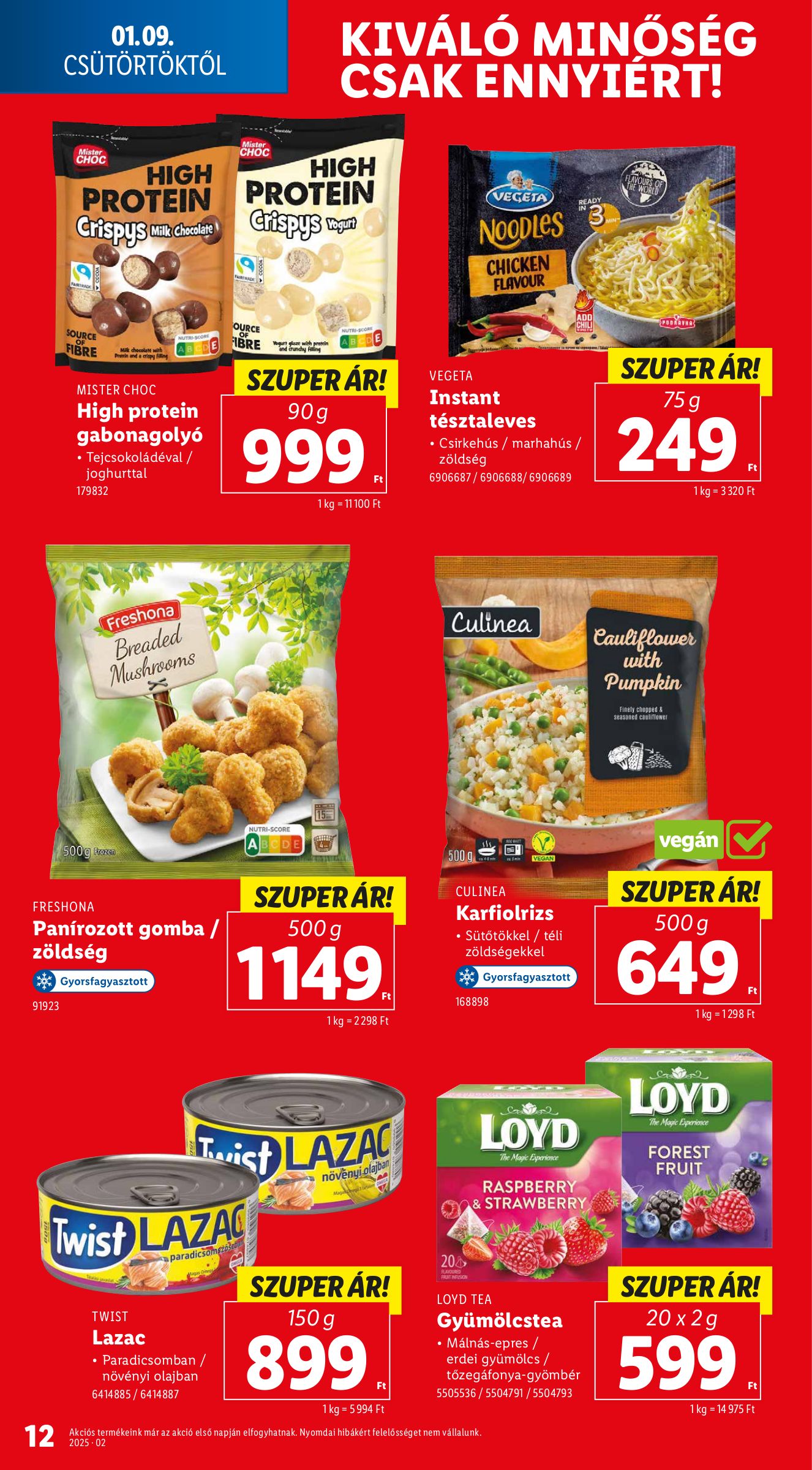 lidl - Lidl akciós újság, érvényes 01.09. - 01.15. - page: 12