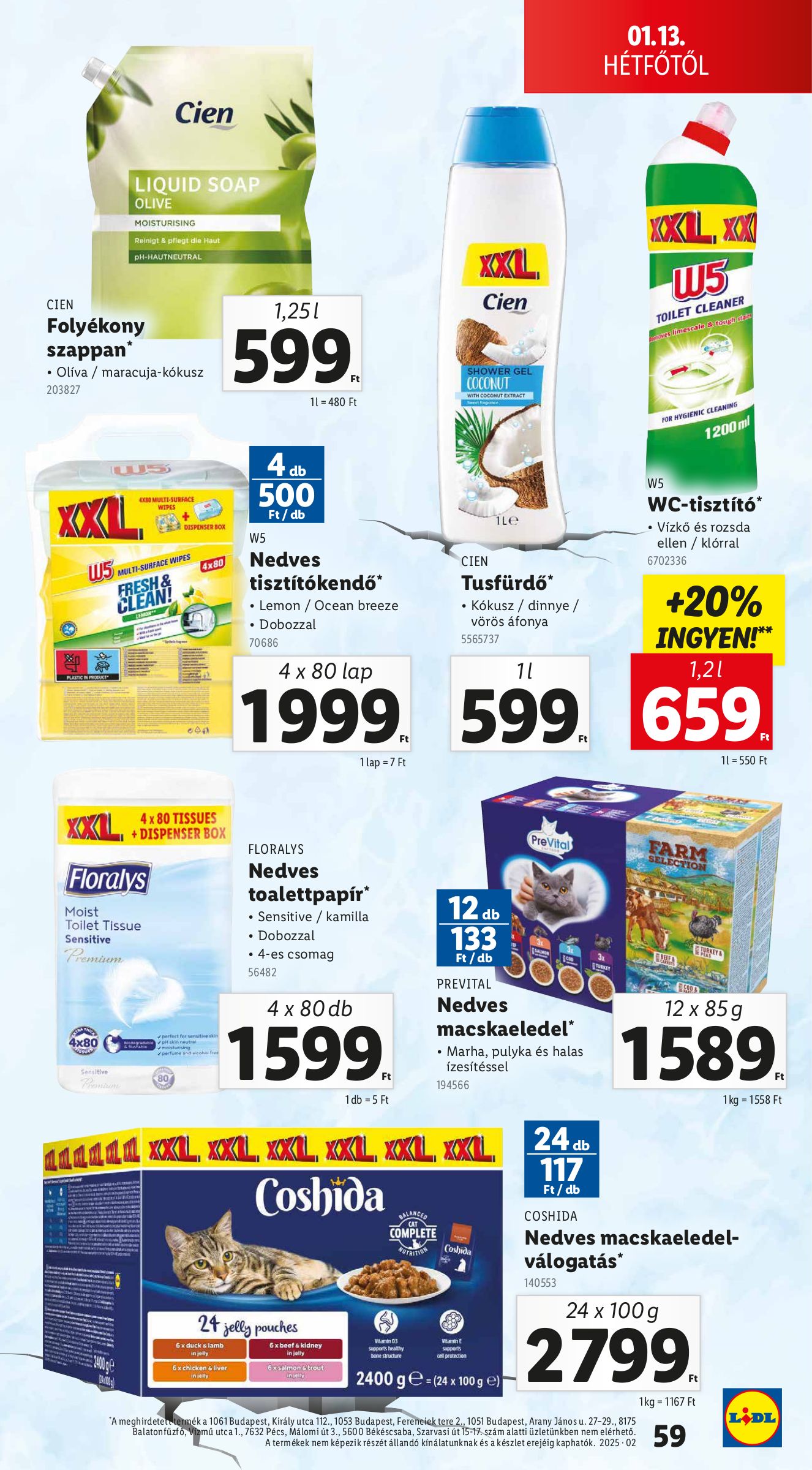 lidl - Lidl akciós újság, érvényes 01.09. - 01.15. - page: 59