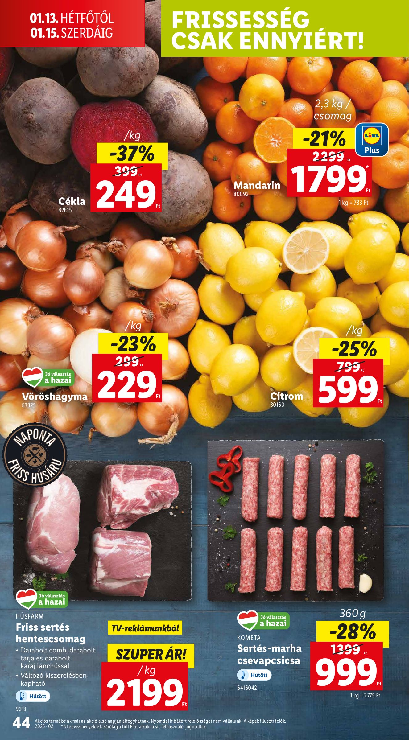 lidl - Lidl akciós újság, érvényes 01.09. - 01.15. - page: 44