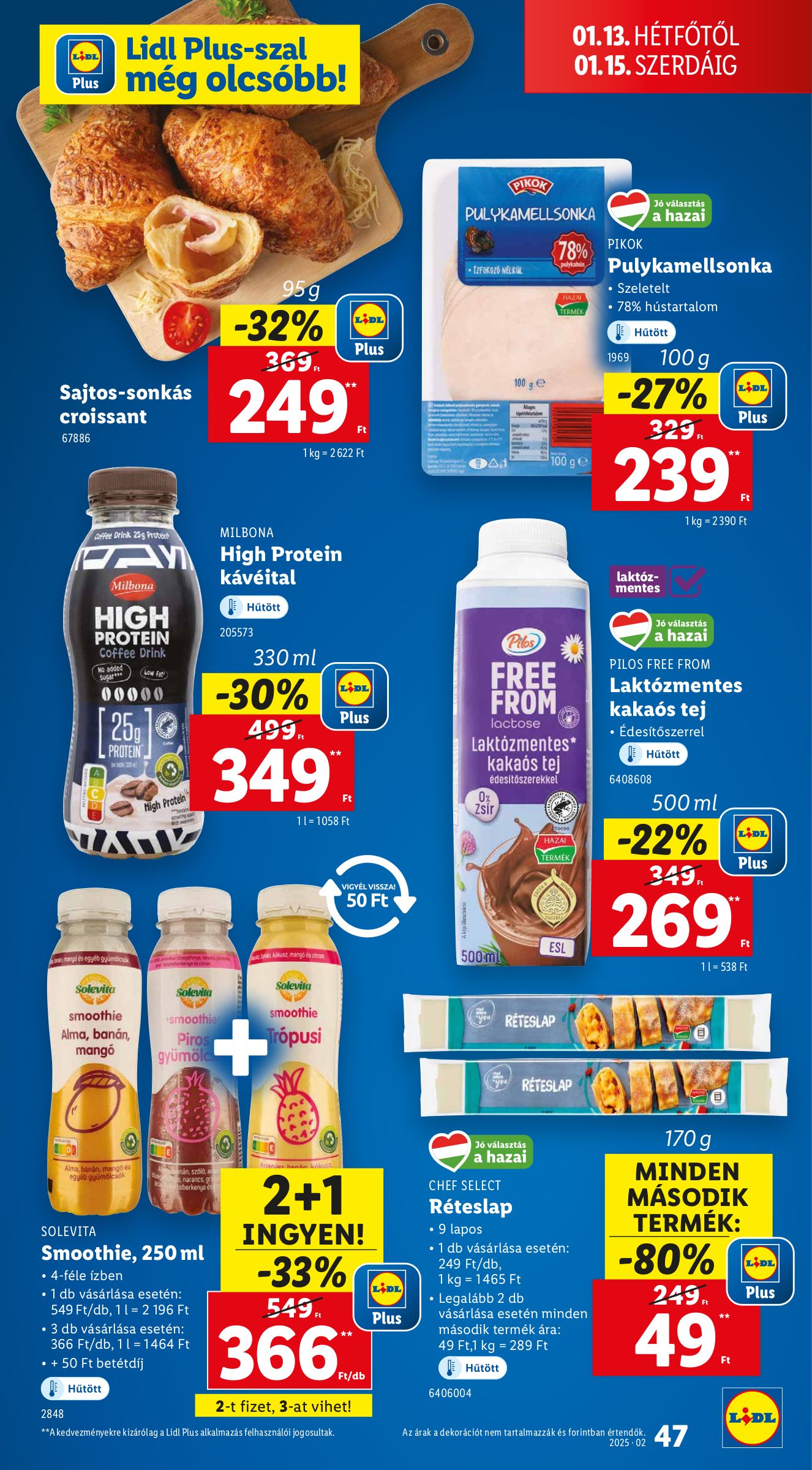 lidl - Lidl akciós újság, érvényes 01.09. - 01.15. - page: 47