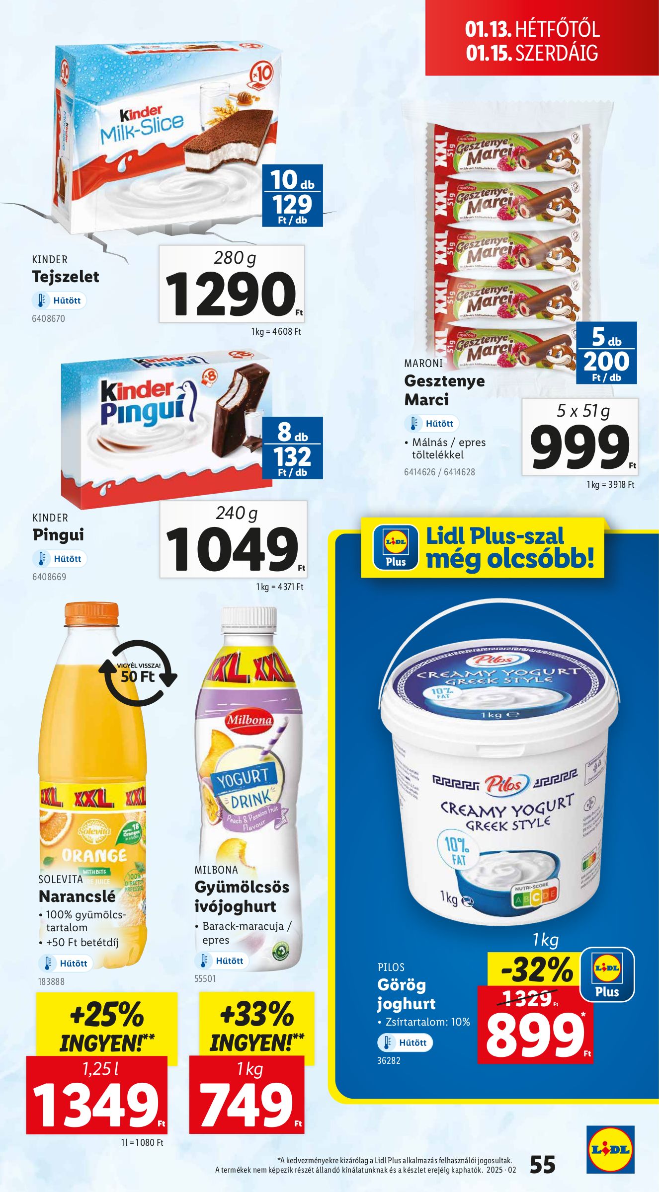 lidl - Lidl akciós újság, érvényes 01.09. - 01.15. - page: 55