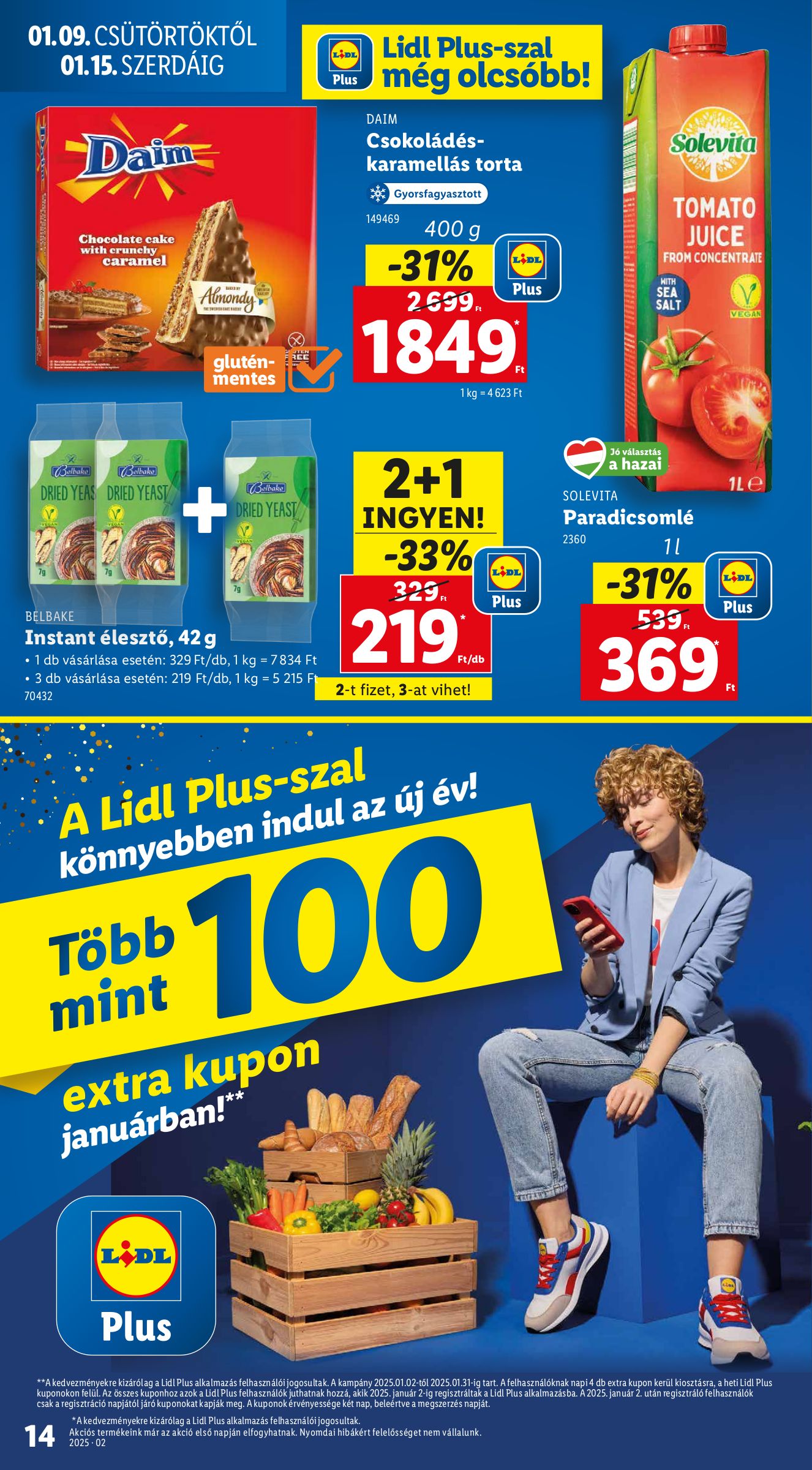 lidl - Lidl akciós újság, érvényes 01.09. - 01.15. - page: 14