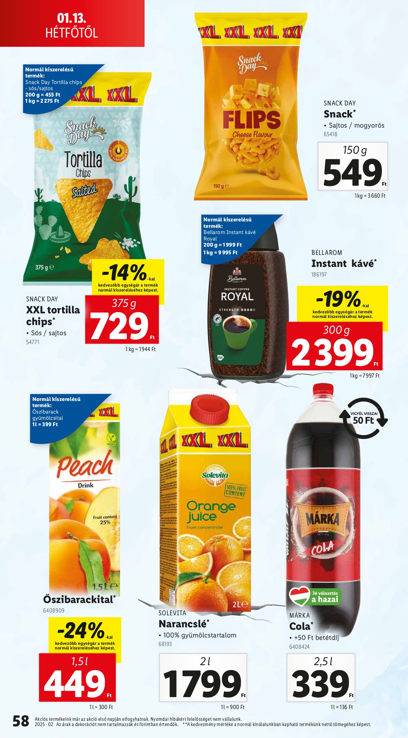 lidl - Lidl akciós újság, érvényes 01.09. - 01.15. - page: 58