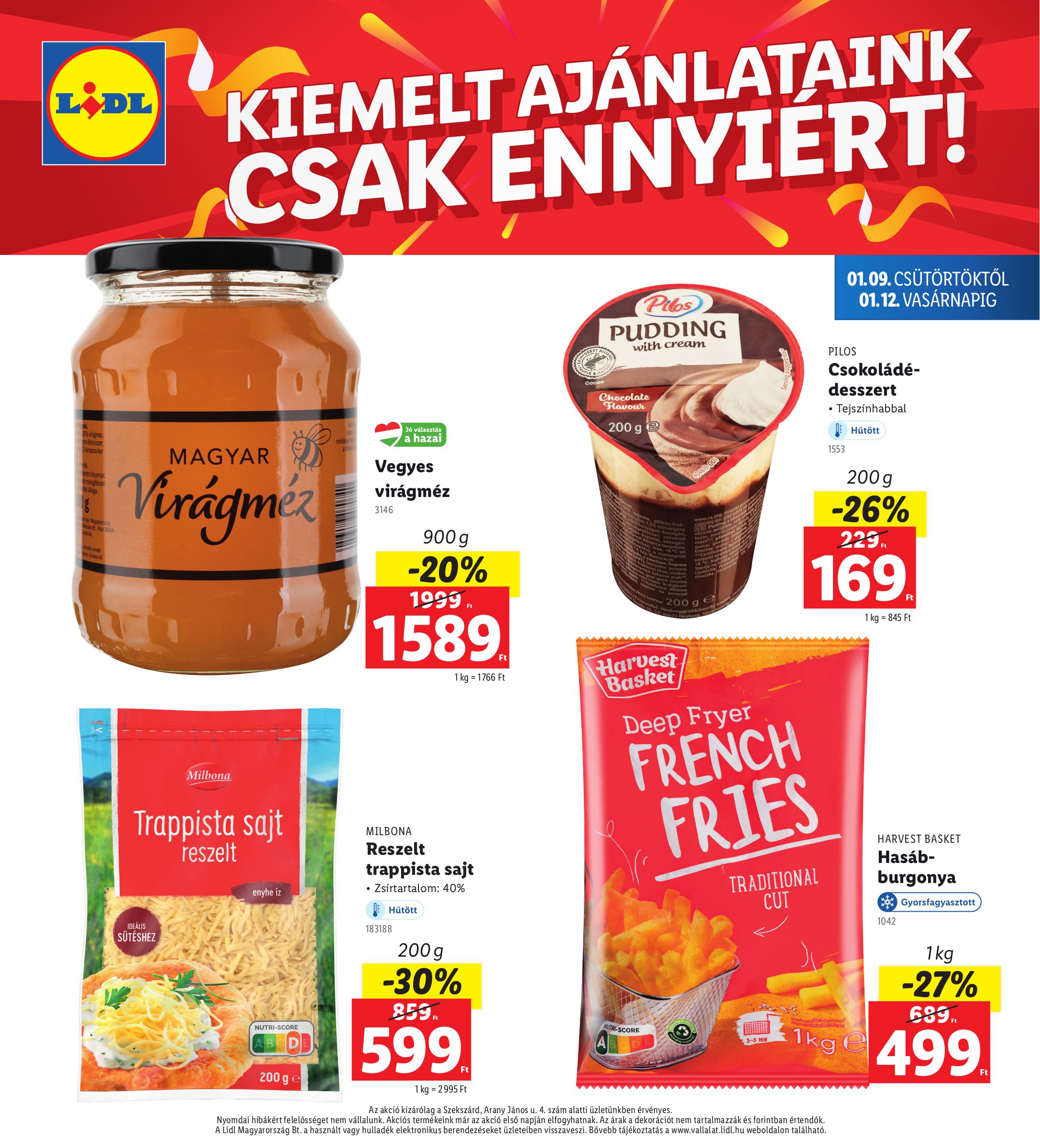 lidl - Lidl - Szekszárd akciós újság, érvényes 01.09. - 01.12. - page: 4