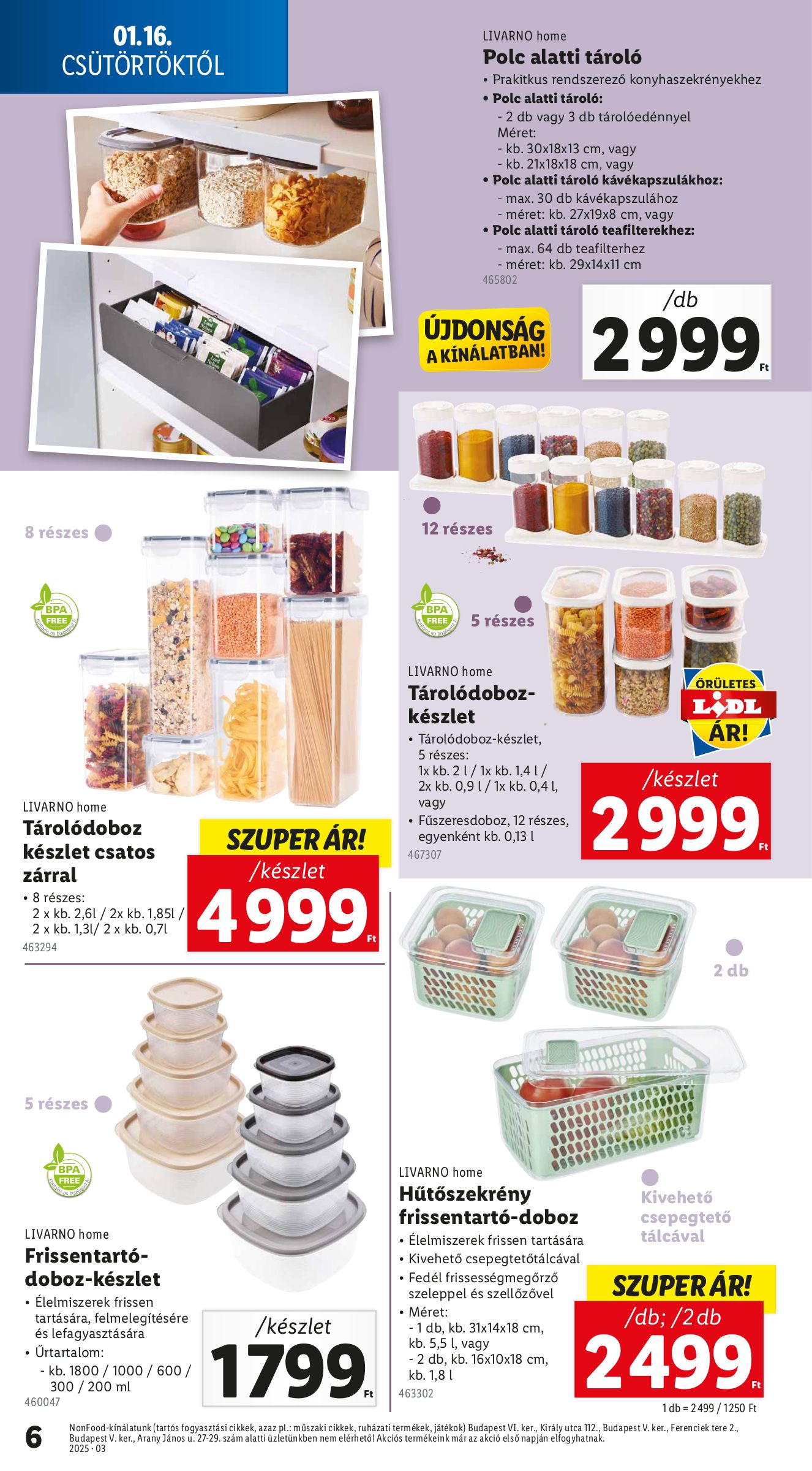 lidl - Lidl akciós újság, érvényes 01.16. - 01.22. - page: 6