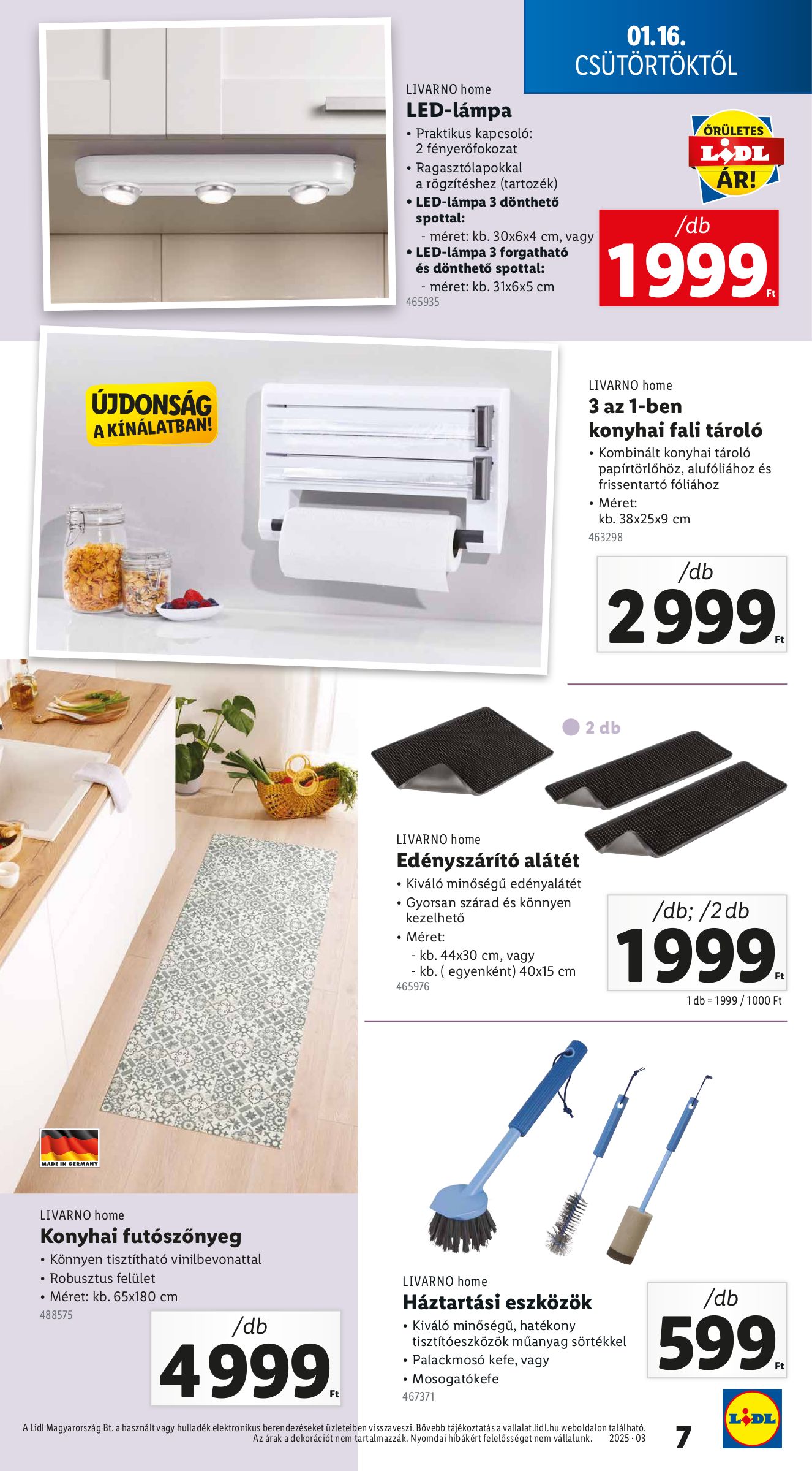 lidl - Lidl akciós újság, érvényes 01.16. - 01.22. - page: 7