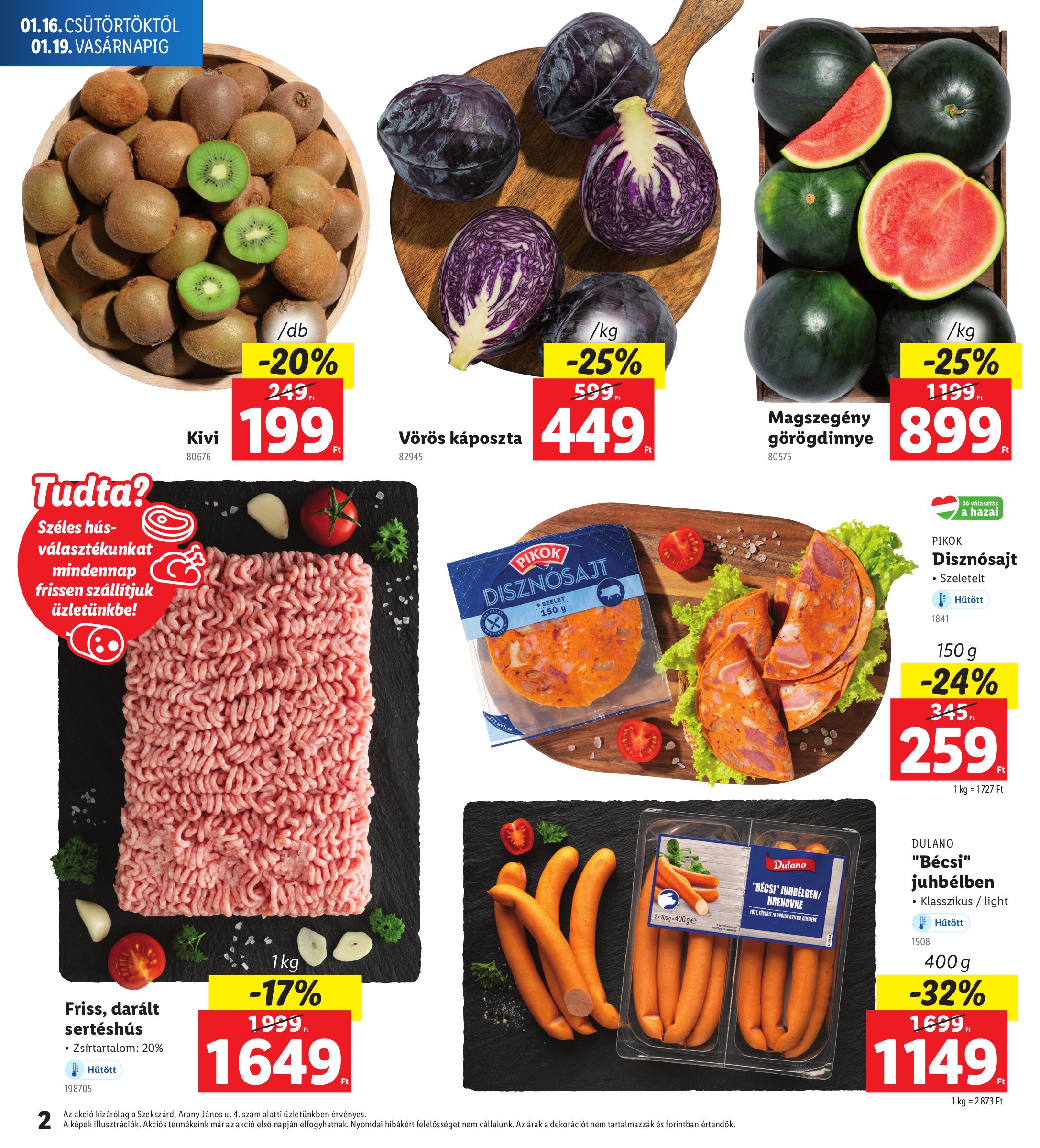 lidl - Lidl - Szekszárd akciós újság, érvényes 01.16. - 01.19. - page: 2