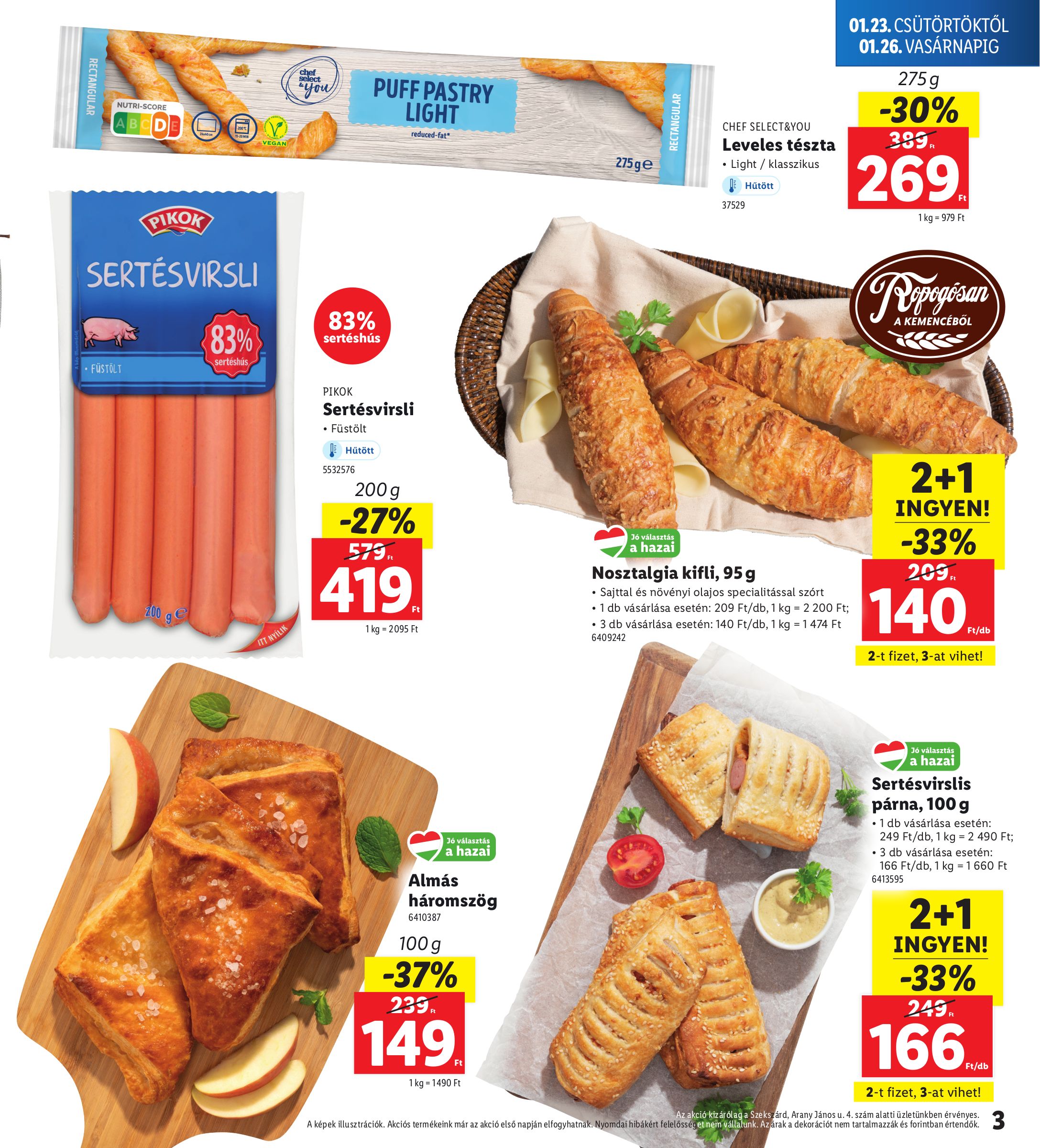 lidl - Lidl - Szekszárd akciós újság, érvényes 01.23. - 01.26. - page: 3