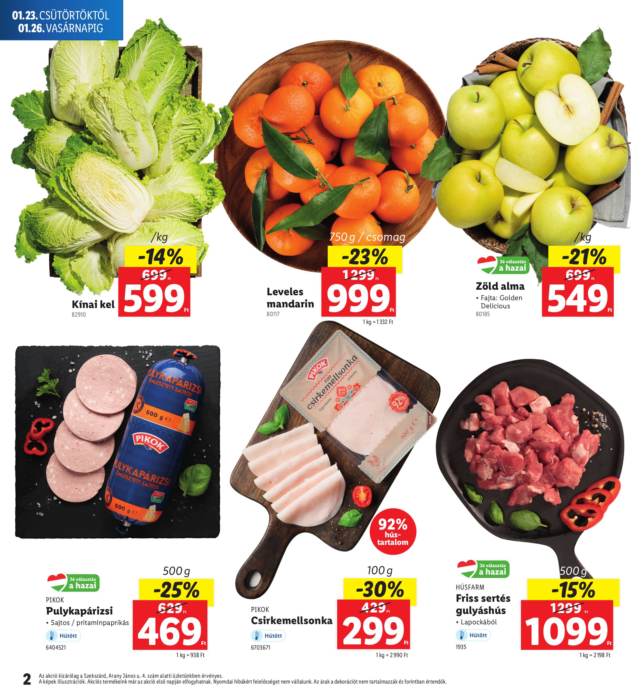 lidl - Lidl - Szekszárd akciós újság, érvényes 01.23. - 01.26. - page: 2