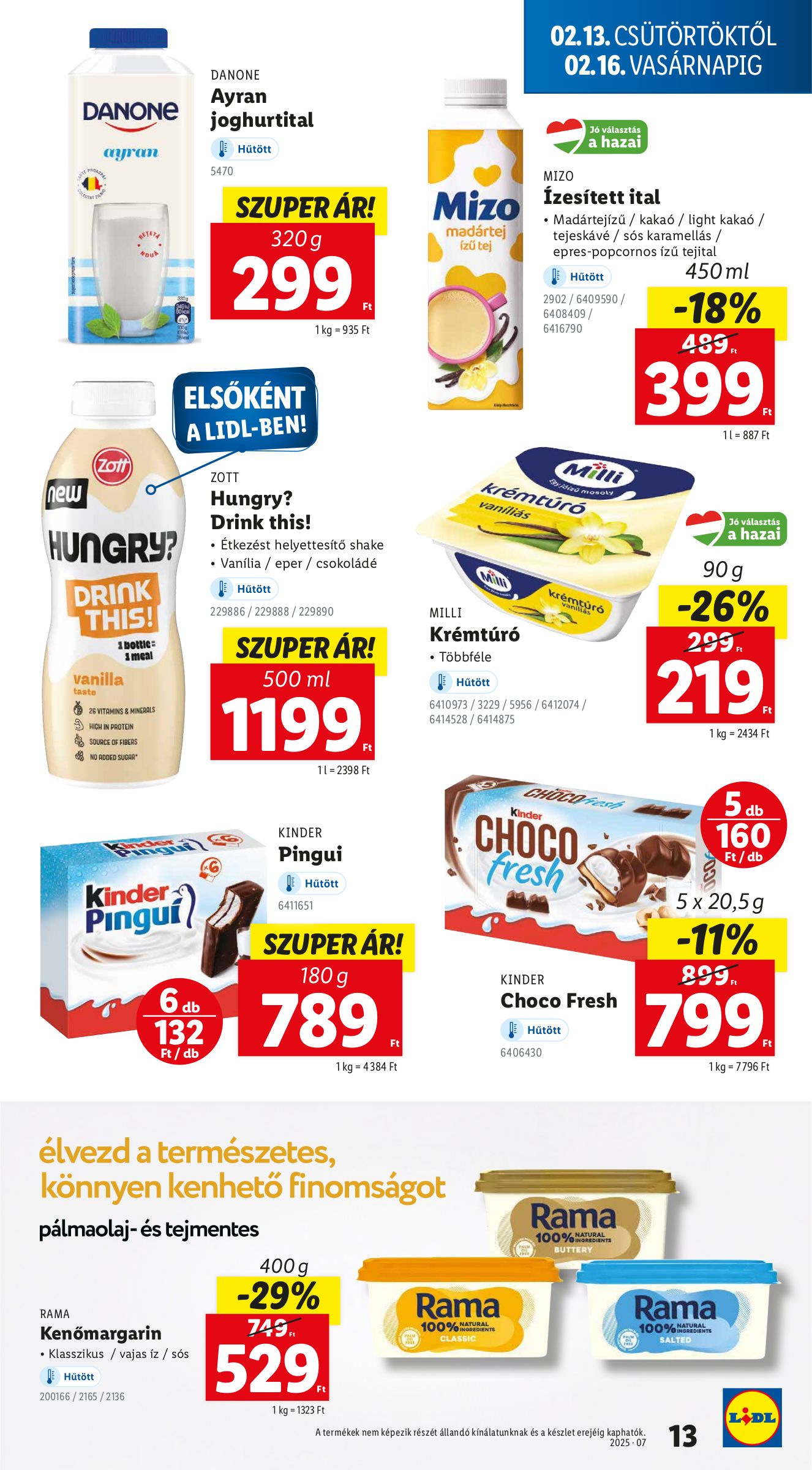 lidl - Lidl akciós újság, érvényes 02.13. - 02.19. - page: 13