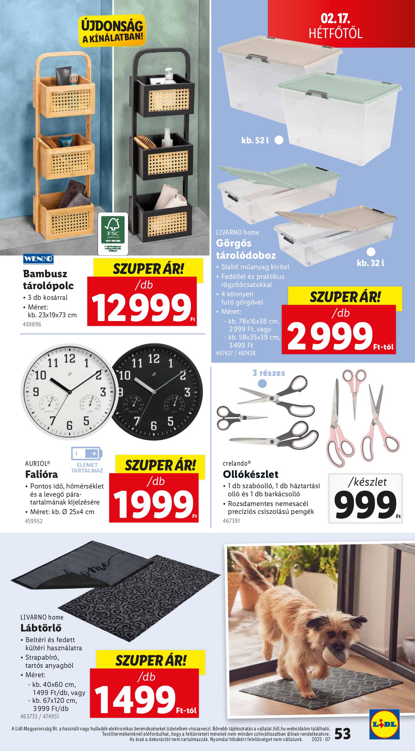 lidl - Lidl akciós újság, érvényes 02.13. - 02.19. - page: 53