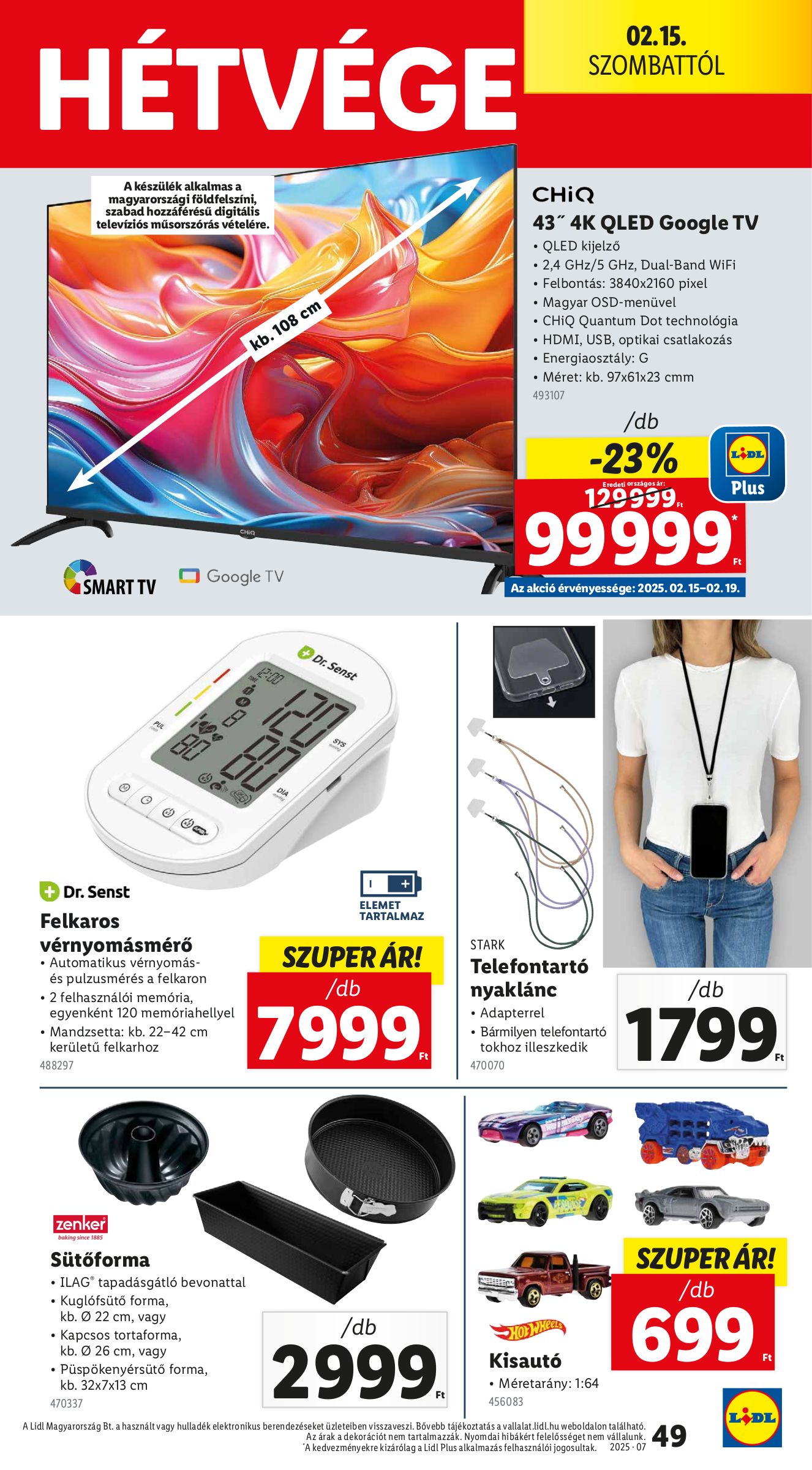 lidl - Lidl akciós újság, érvényes 02.13. - 02.19. - page: 49