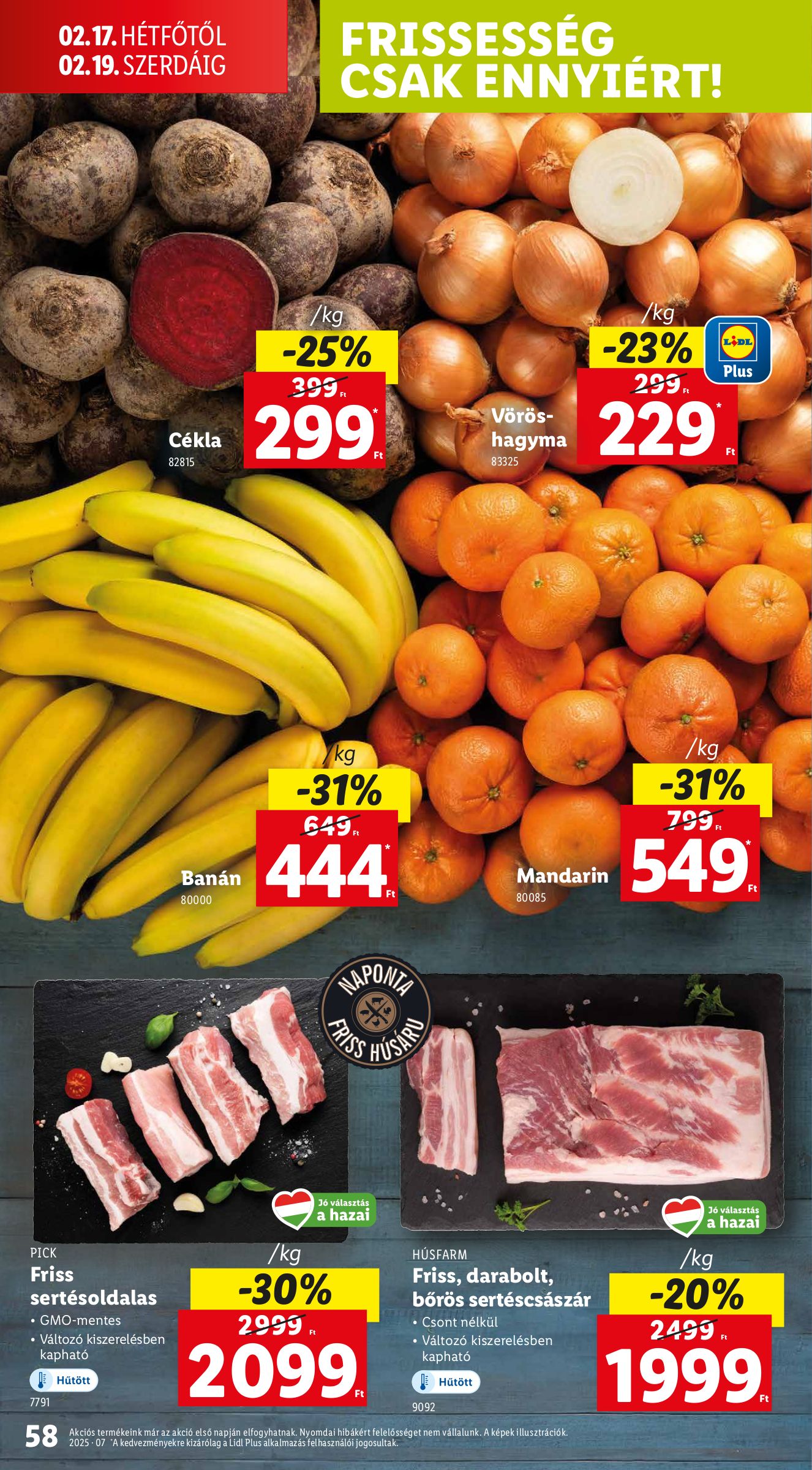 lidl - Lidl akciós újság, érvényes 02.13. - 02.19. - page: 58