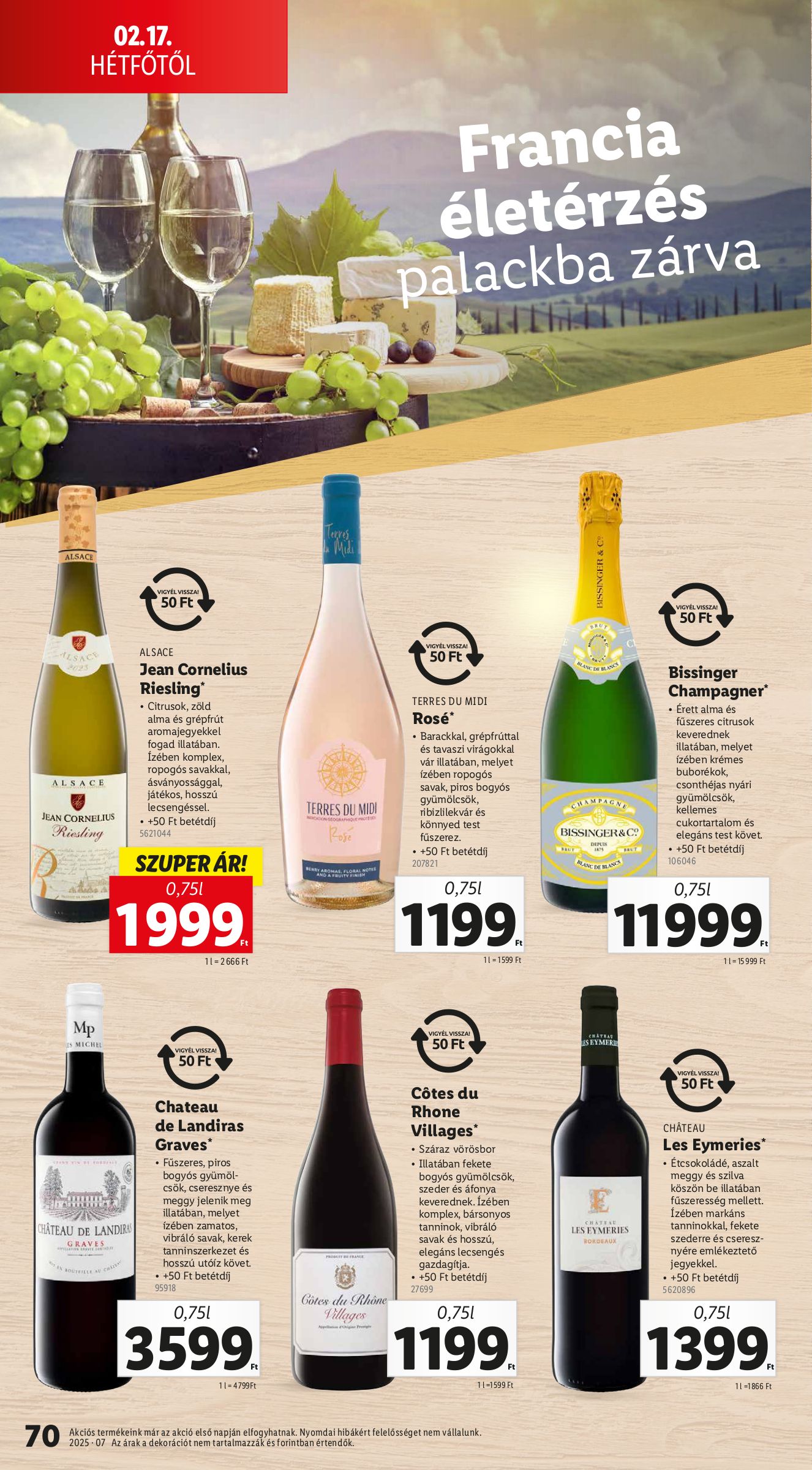 lidl - Lidl akciós újság, érvényes 02.13. - 02.19. - page: 70