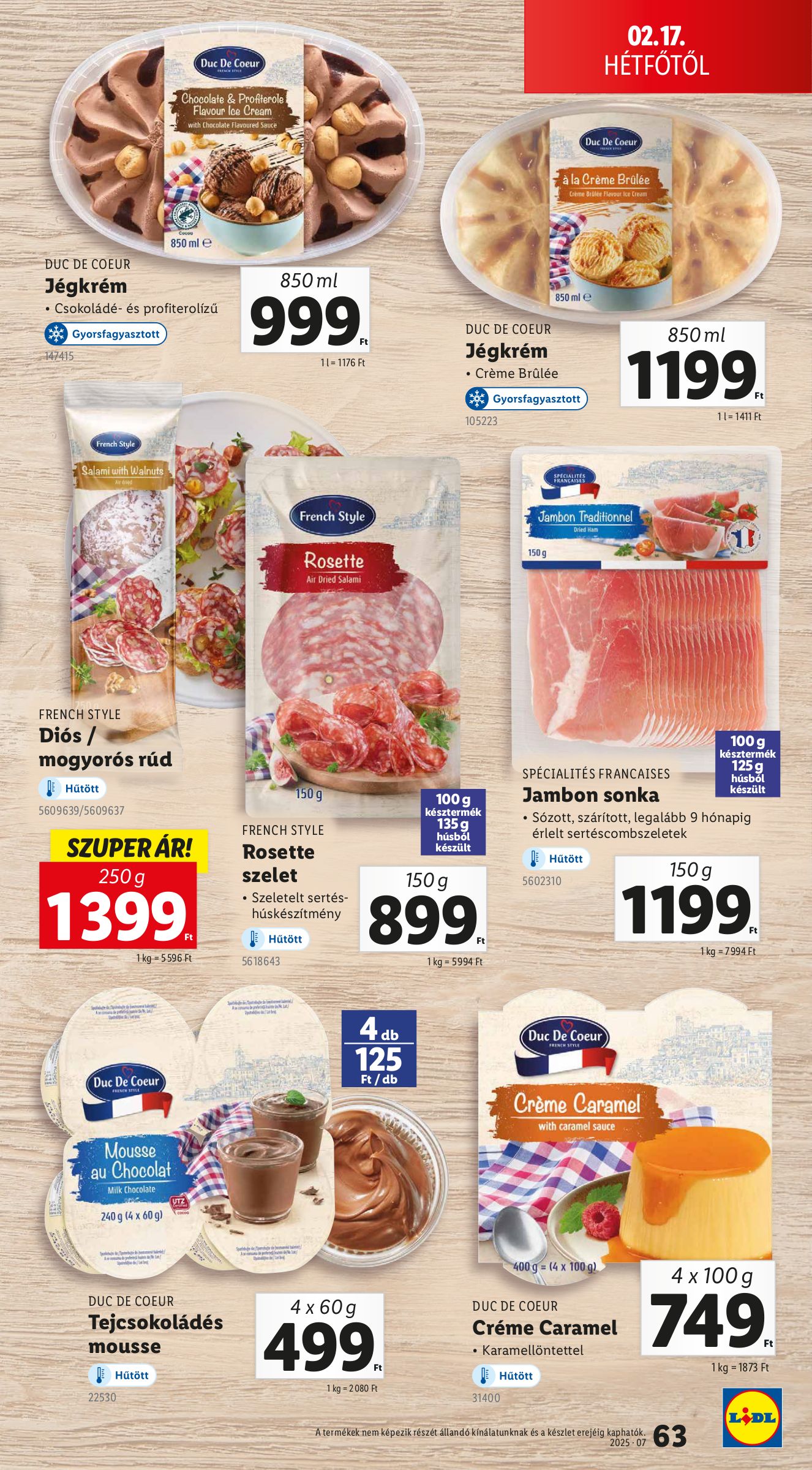 lidl - Lidl akciós újság, érvényes 02.13. - 02.19. - page: 63