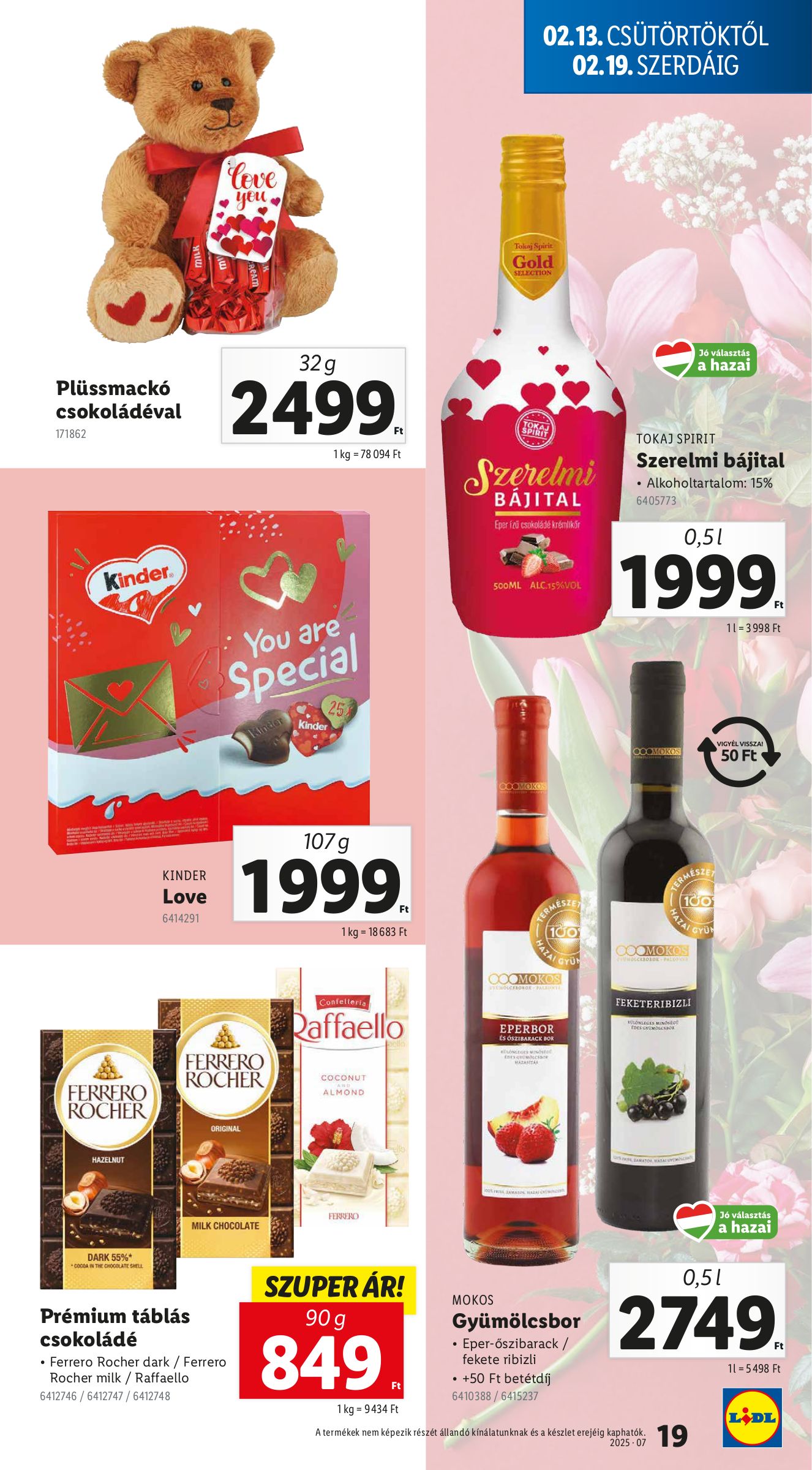 lidl - Lidl akciós újság, érvényes 02.13. - 02.19. - page: 19