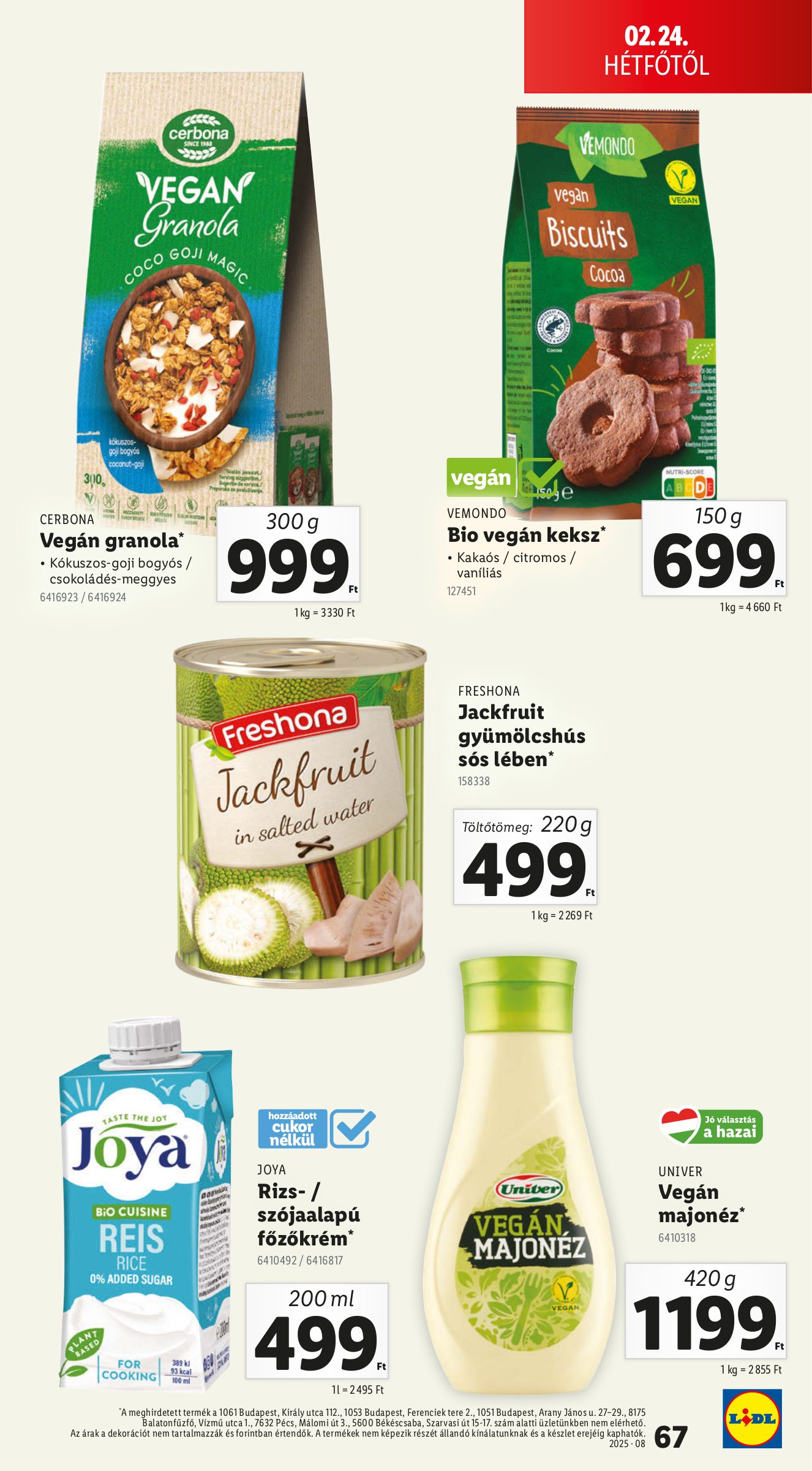 lidl - Lidl akciós újság, érvényes 02.20. - 02.26. - page: 67