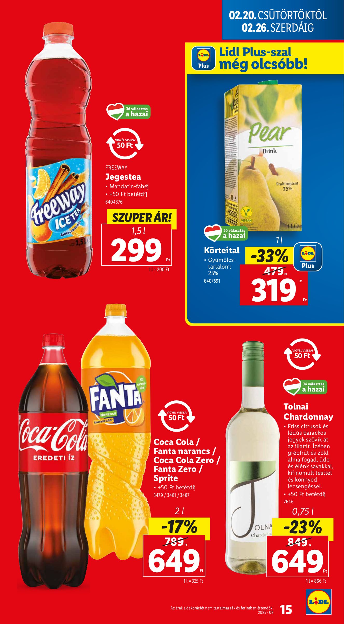 lidl - Lidl akciós újság, érvényes 02.20. - 02.26. - page: 15