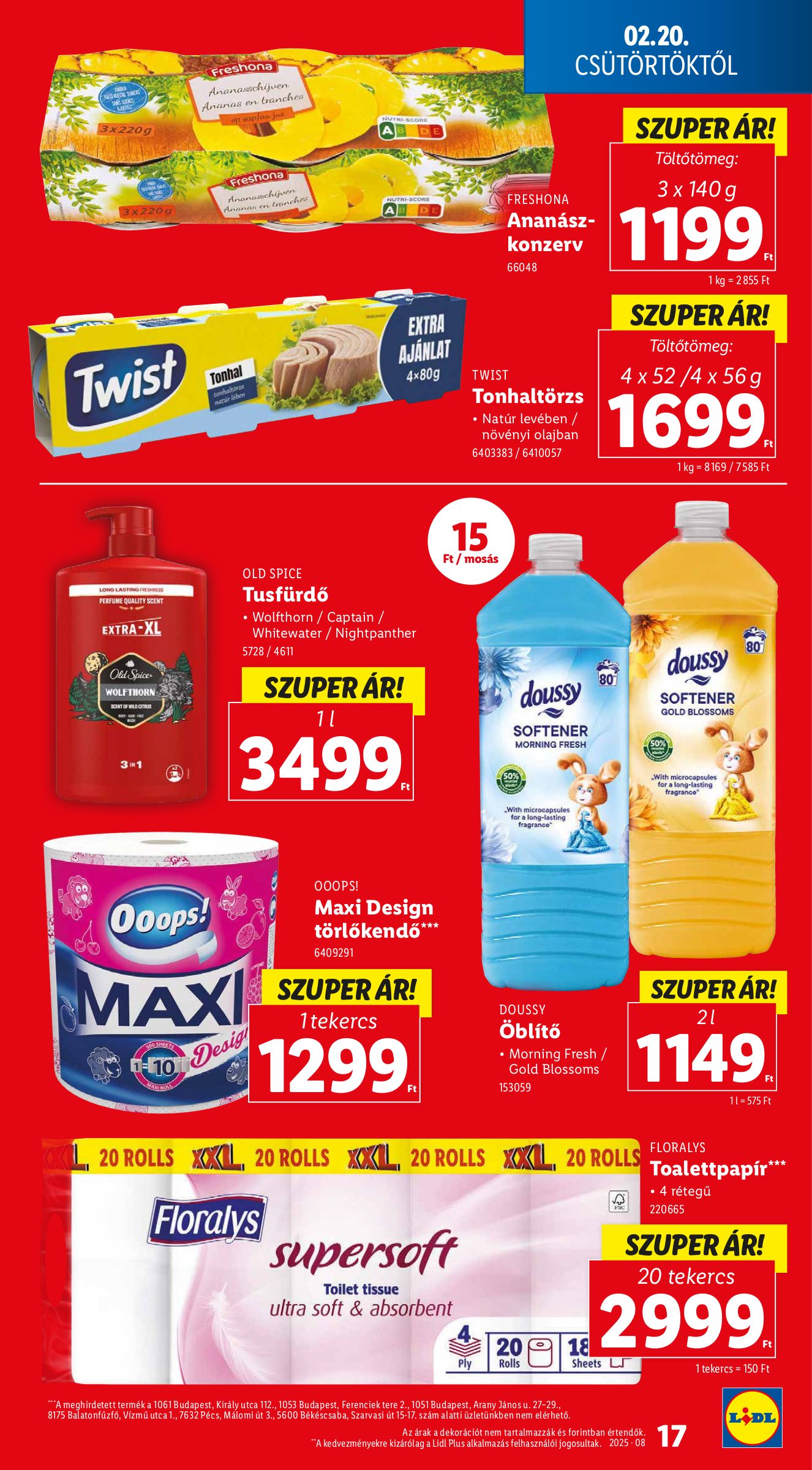 lidl - Lidl akciós újság, érvényes 02.20. - 02.26. - page: 17