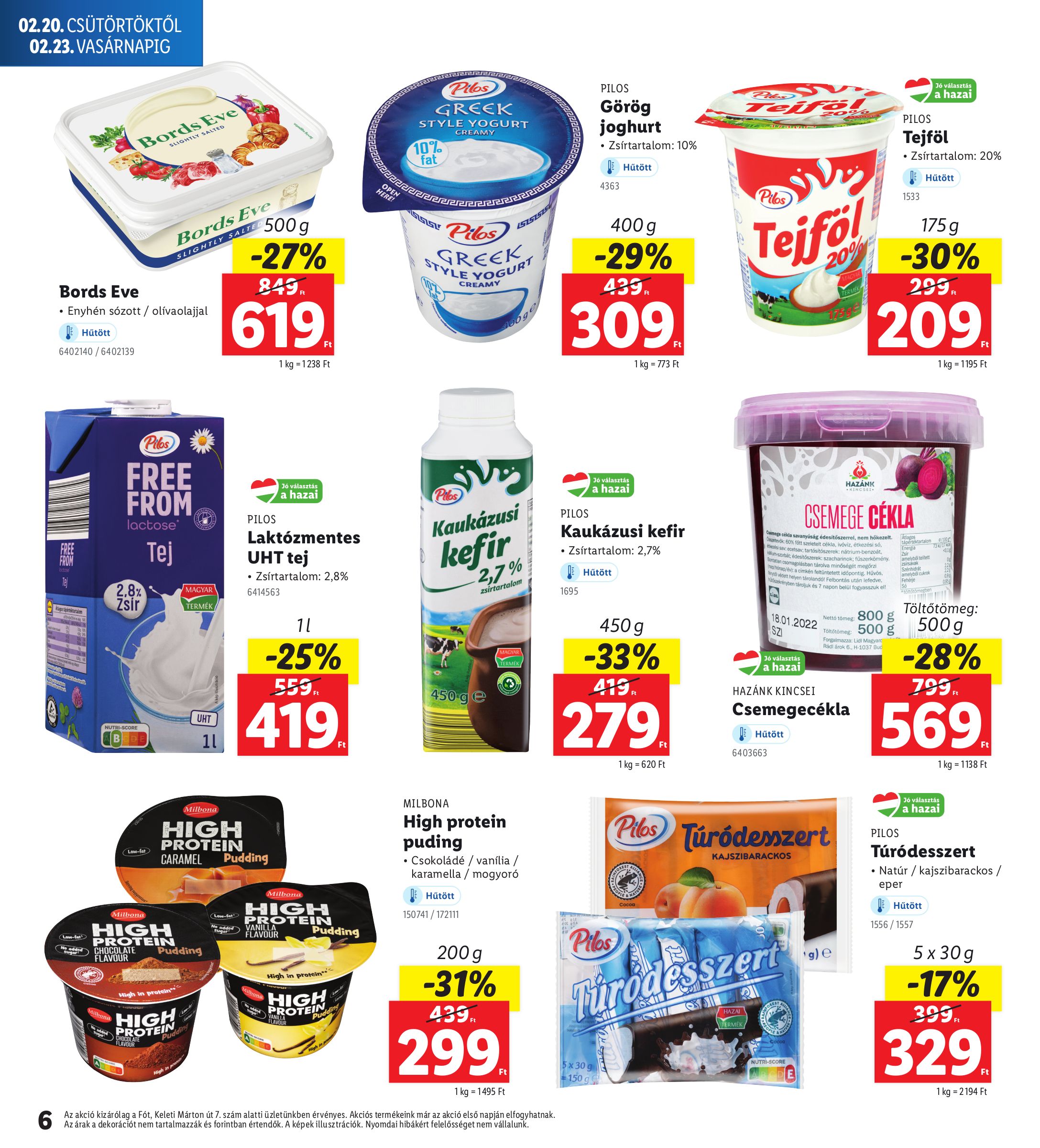 lidl - Lidl - Fót akciós újság, érvényes 02.20. - 02.23. - page: 6