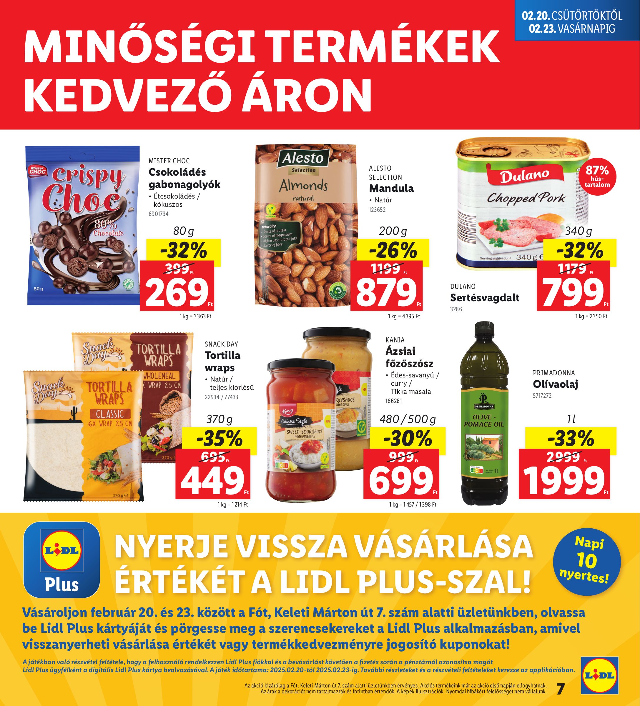 lidl - Lidl - Fót akciós újság, érvényes 02.20. - 02.23. - page: 7