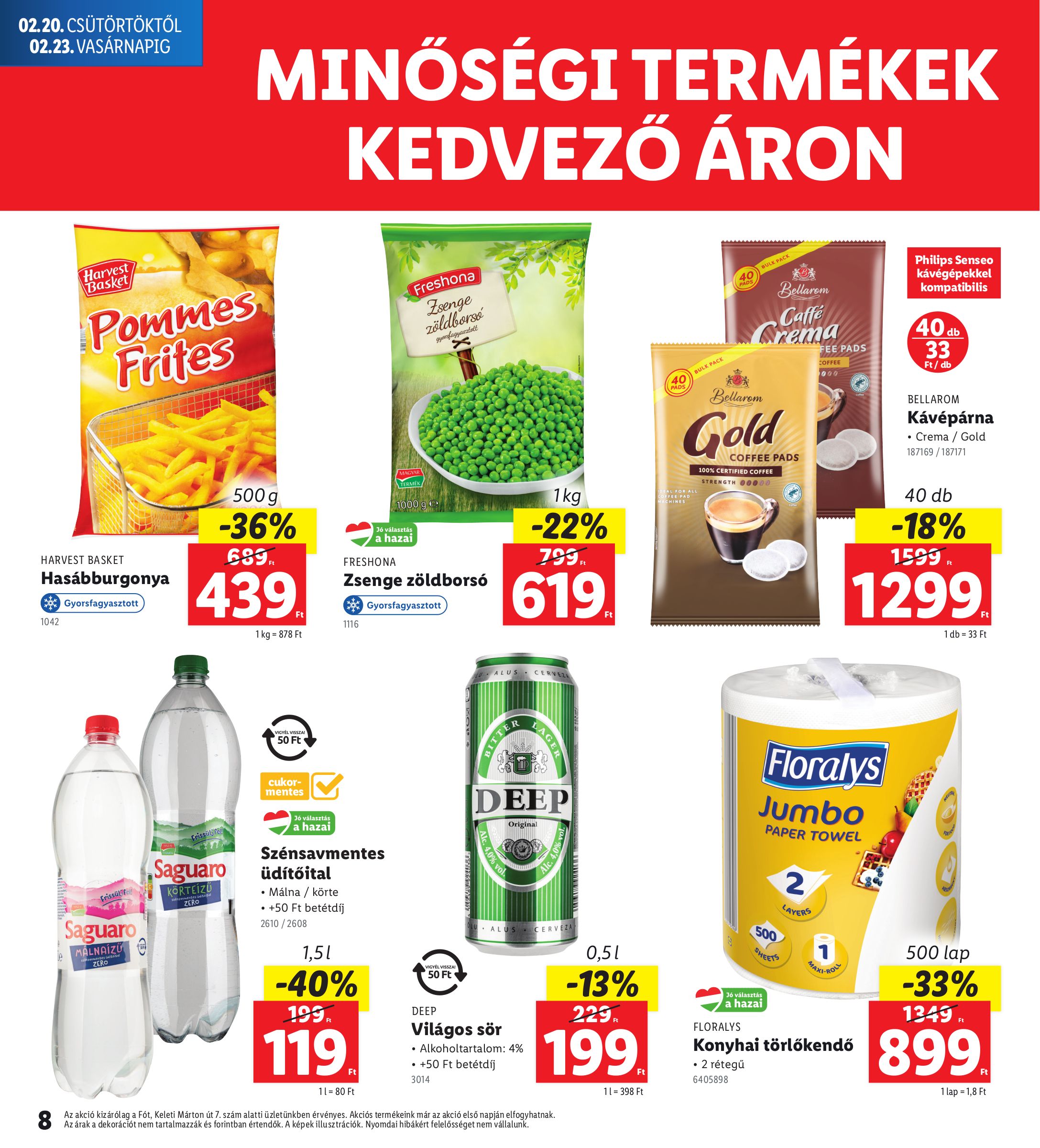 lidl - Lidl - Fót akciós újság, érvényes 02.20. - 02.23. - page: 8