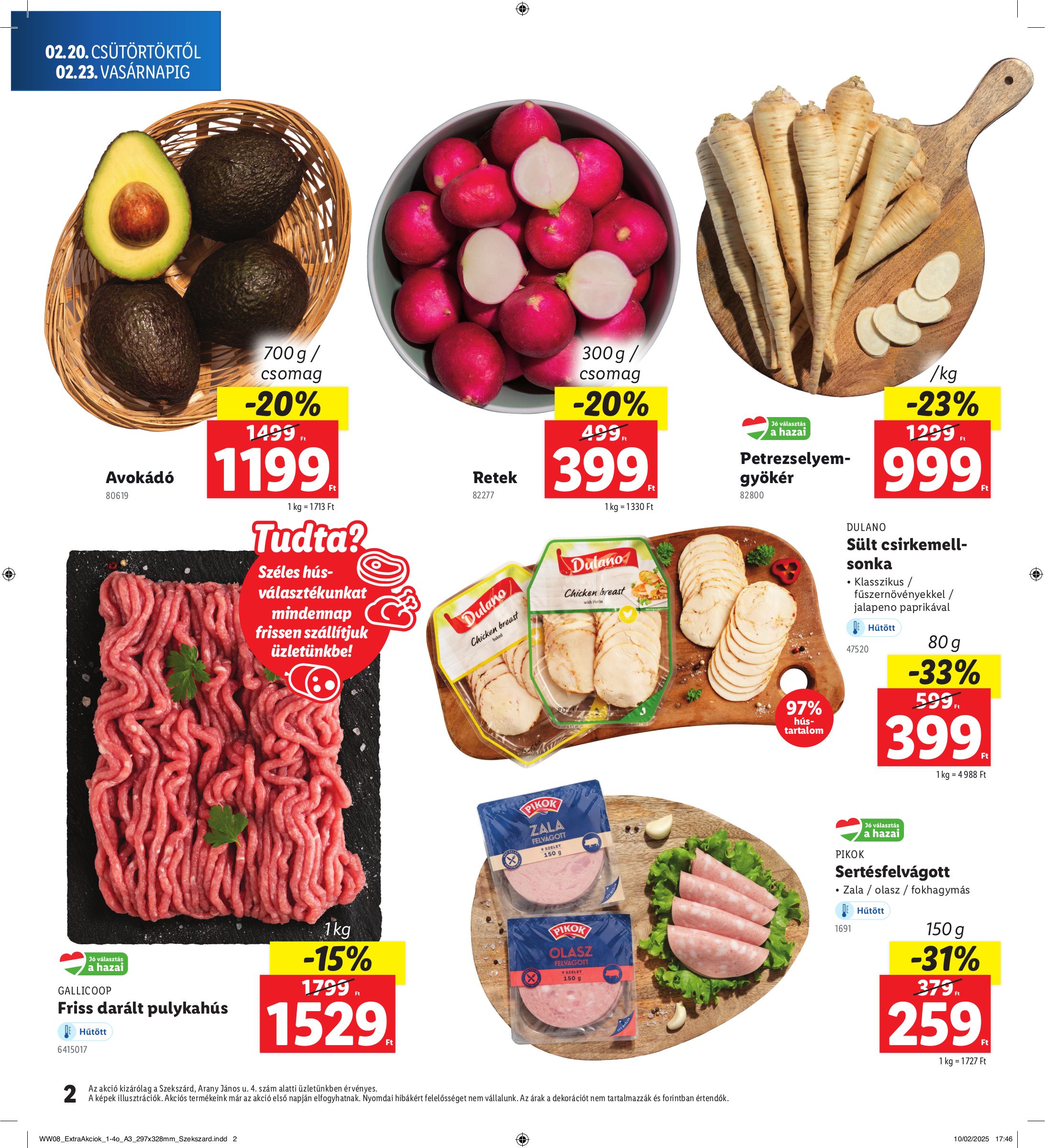 lidl - Lidl - Szekszárd akciós újság, érvényes 02.20. - 02.23. - page: 2