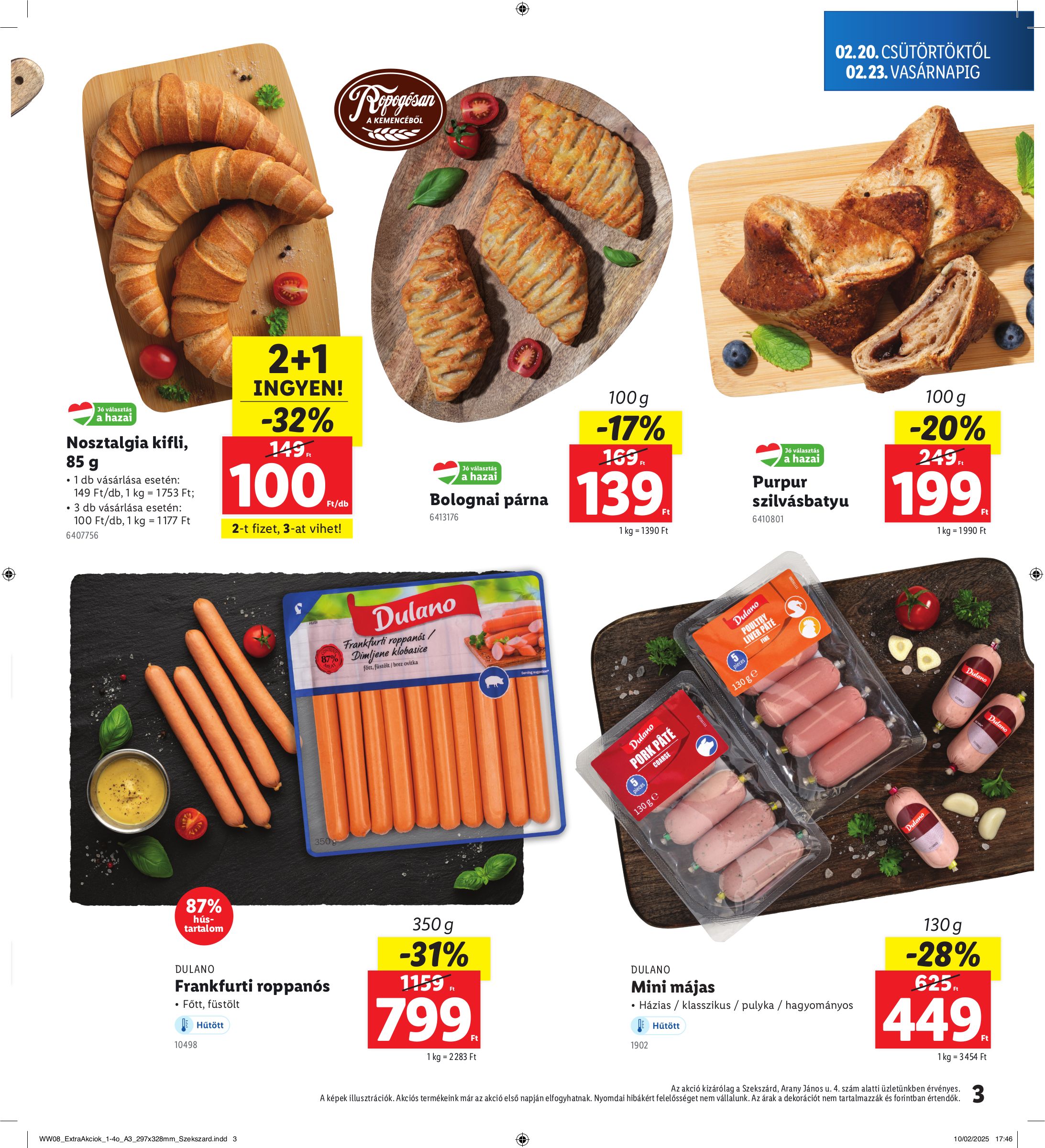 lidl - Lidl - Szekszárd akciós újság, érvényes 02.20. - 02.23. - page: 3