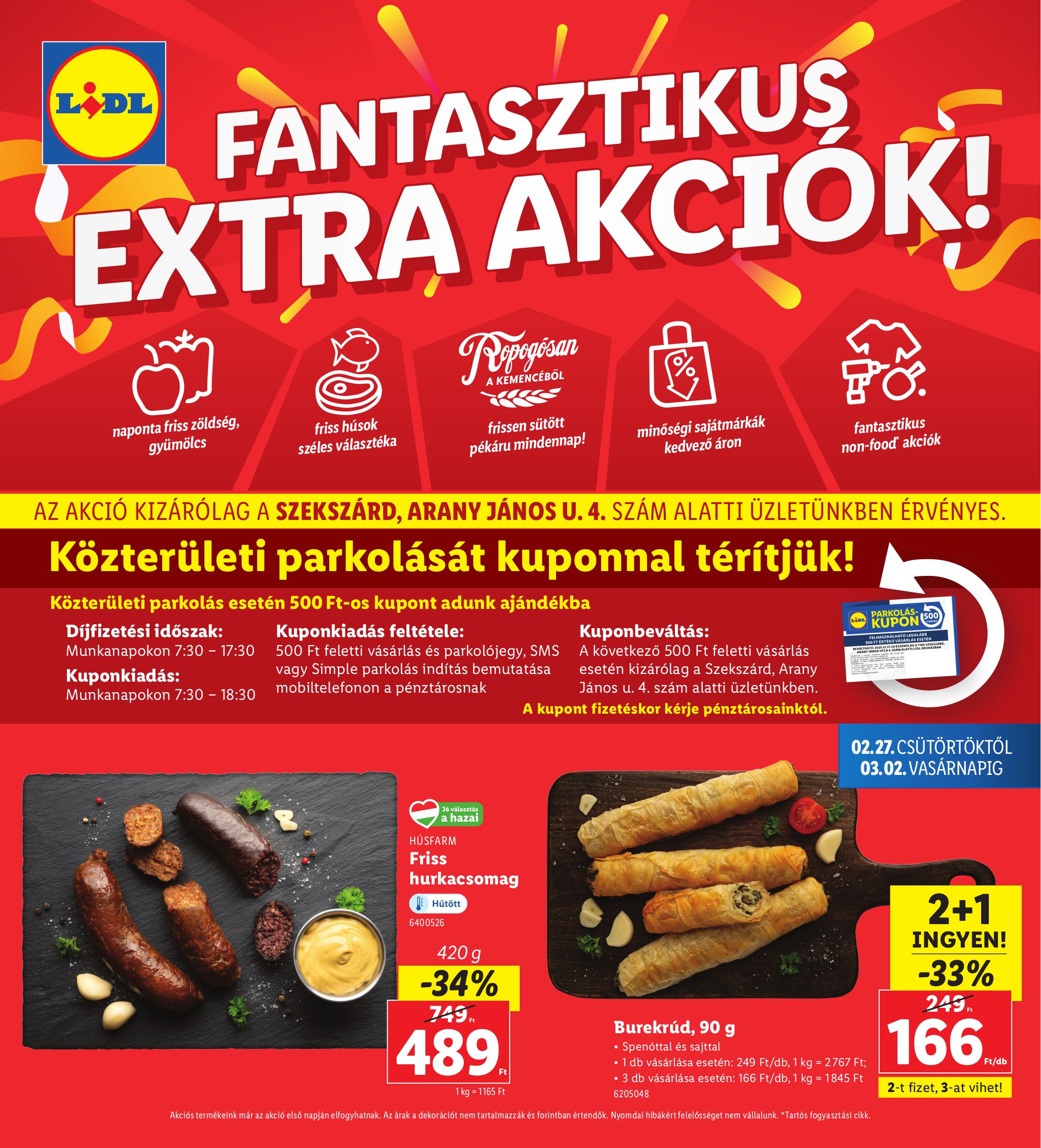 lidl - Lidl - Szekszárd akciós újság, érvényes 02.27. - 03.02.