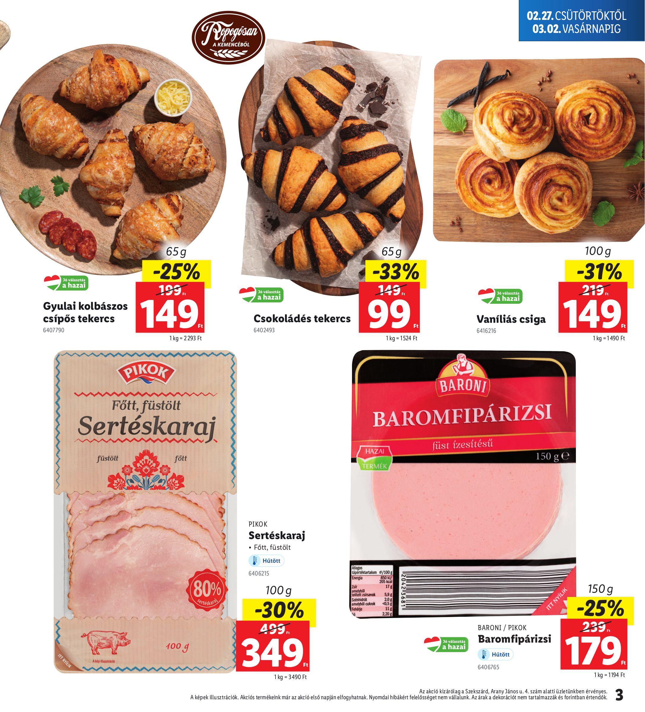 lidl - Lidl - Szekszárd akciós újság, érvényes 02.27. - 03.02. - page: 3