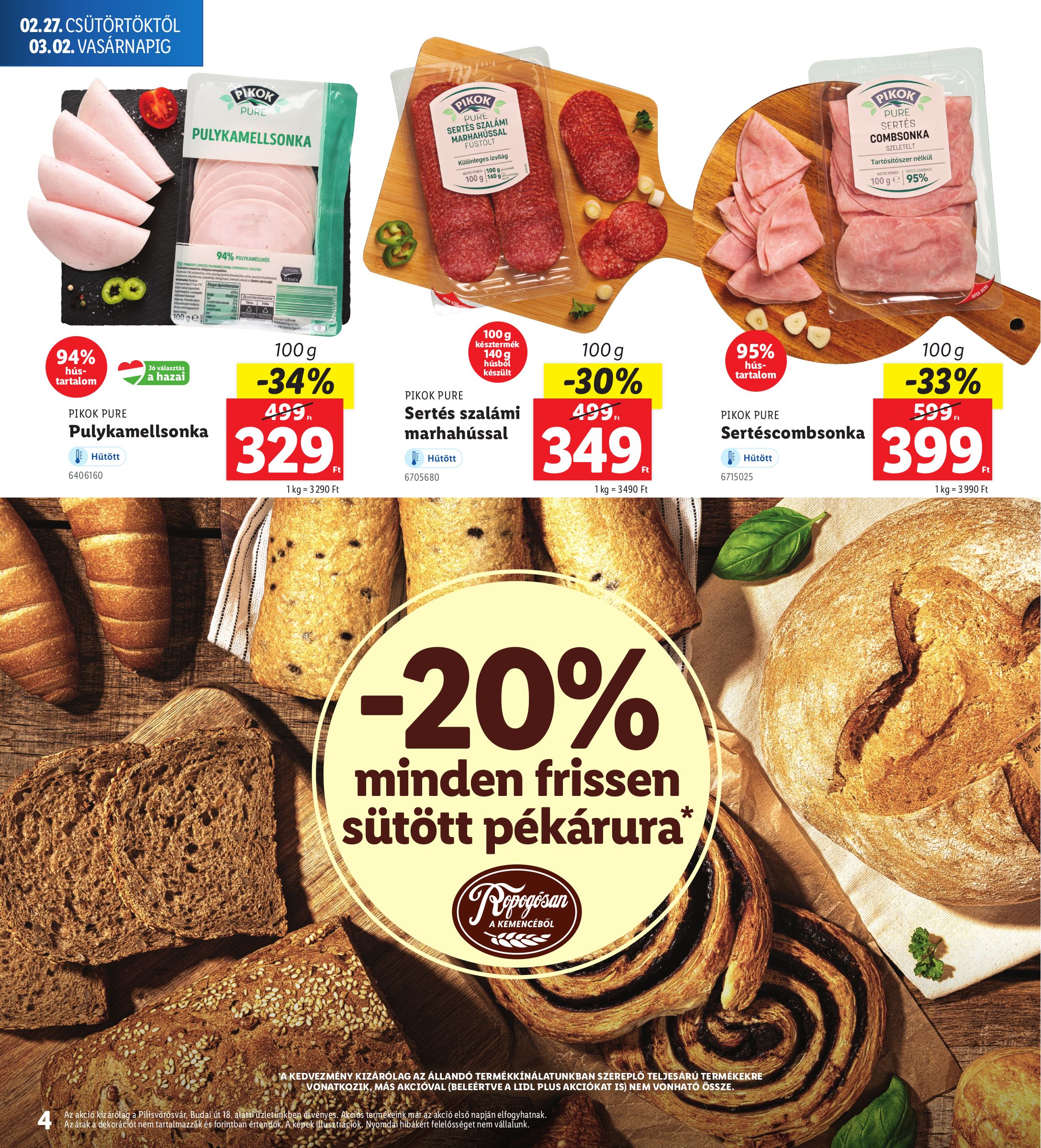 lidl - Lidl - Pilisvörösvár akciós újság, érvényes 02.27. - 03.02. - page: 4