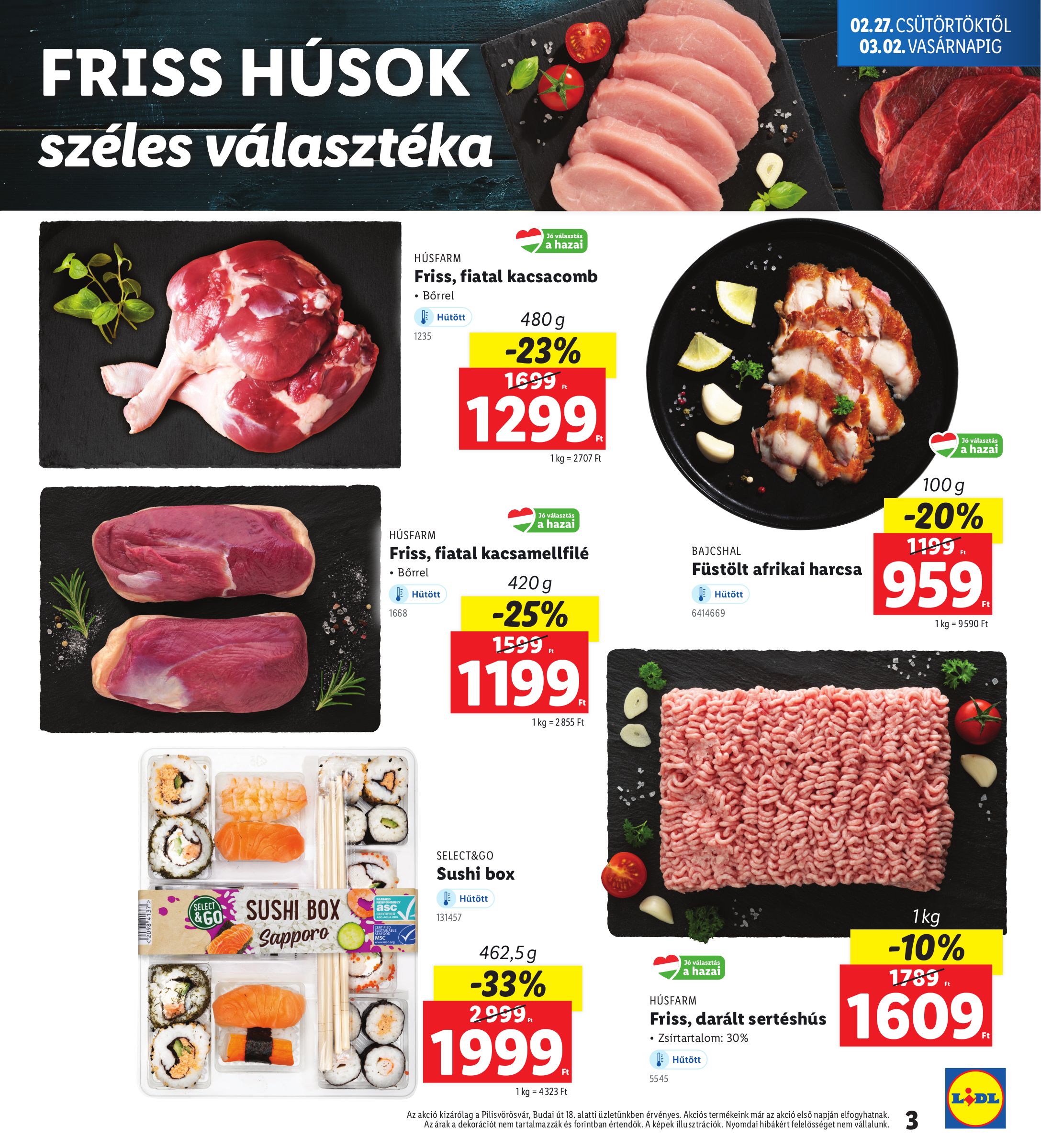 lidl - Lidl - Pilisvörösvár akciós újság, érvényes 02.27. - 03.02. - page: 3