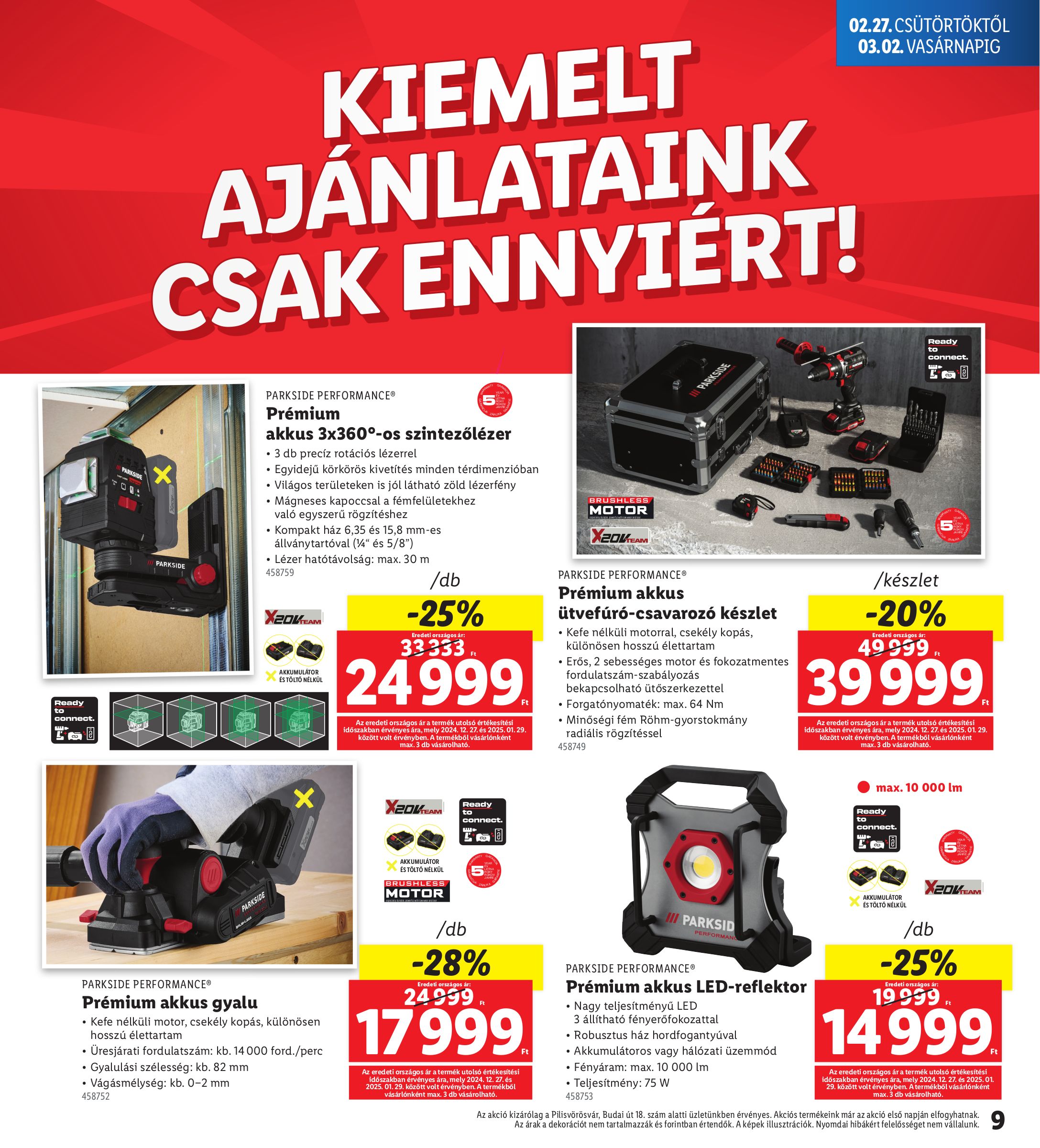 lidl - Lidl - Pilisvörösvár akciós újság, érvényes 02.27. - 03.02. - page: 9