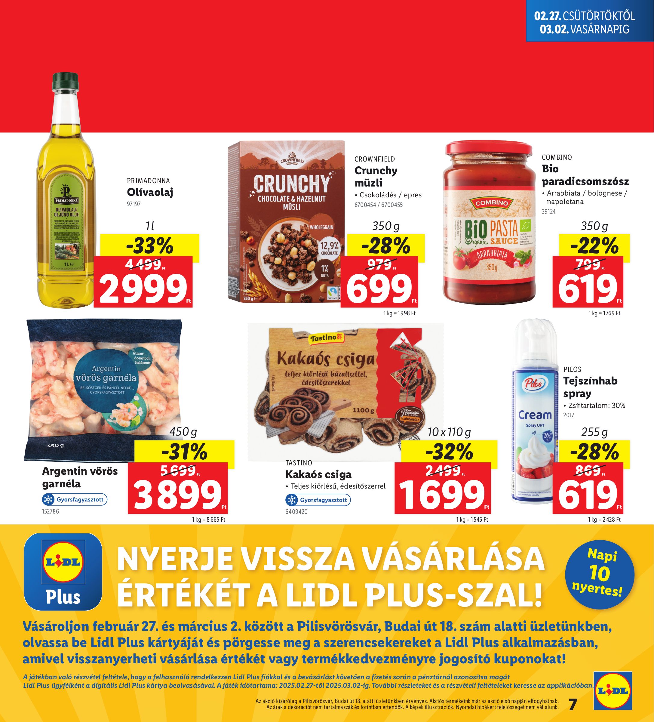 lidl - Lidl - Pilisvörösvár akciós újság, érvényes 02.27. - 03.02. - page: 7