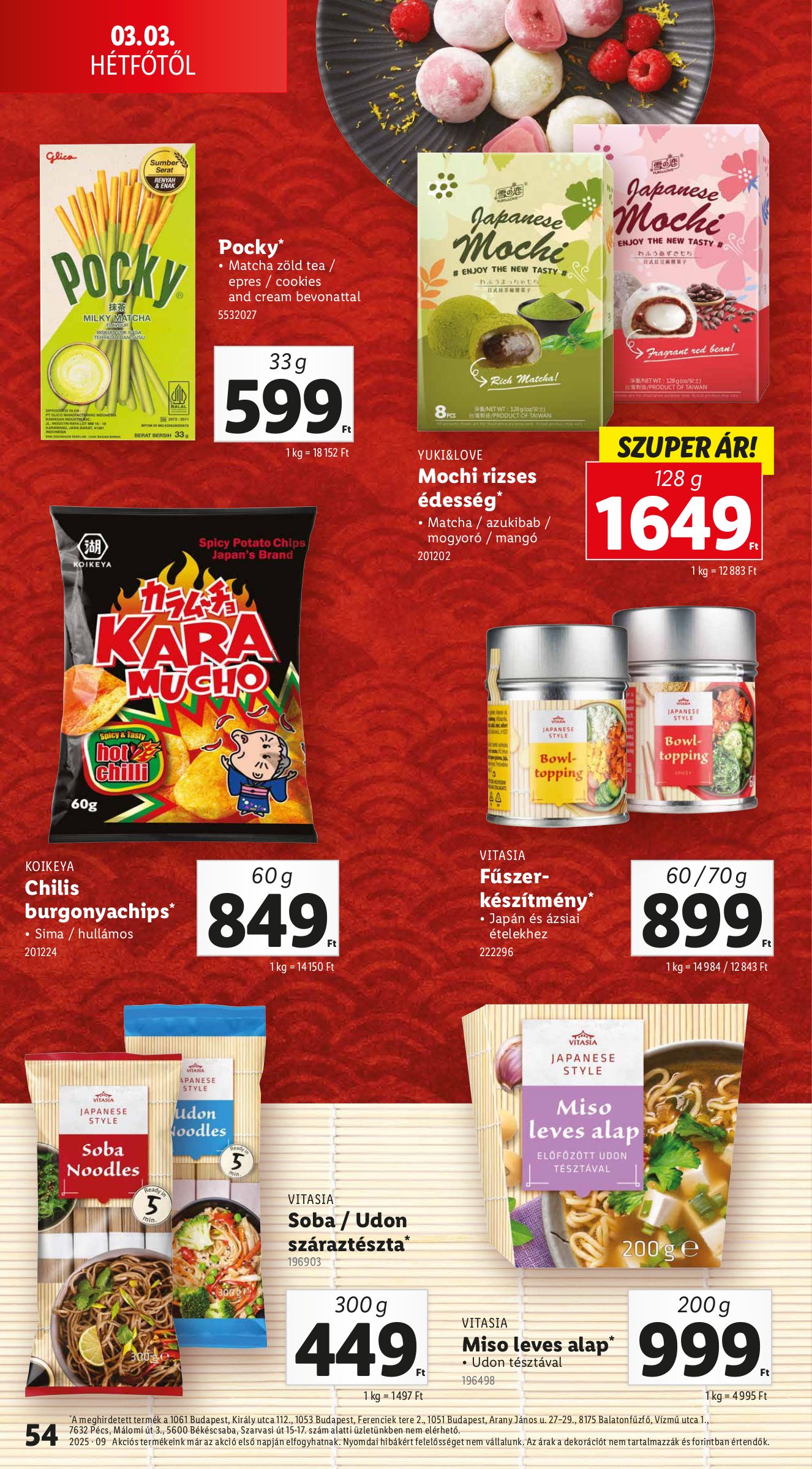 lidl - Lidl akciós újság, érvényes 02.27. - 03.05. - page: 54