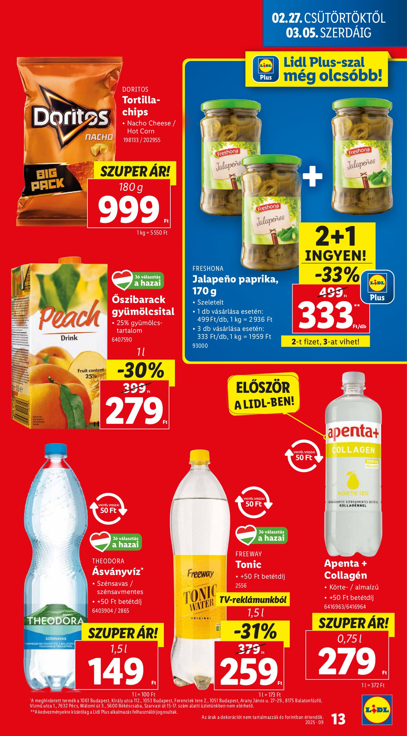 lidl - Lidl akciós újság, érvényes 02.27. - 03.05. - page: 13