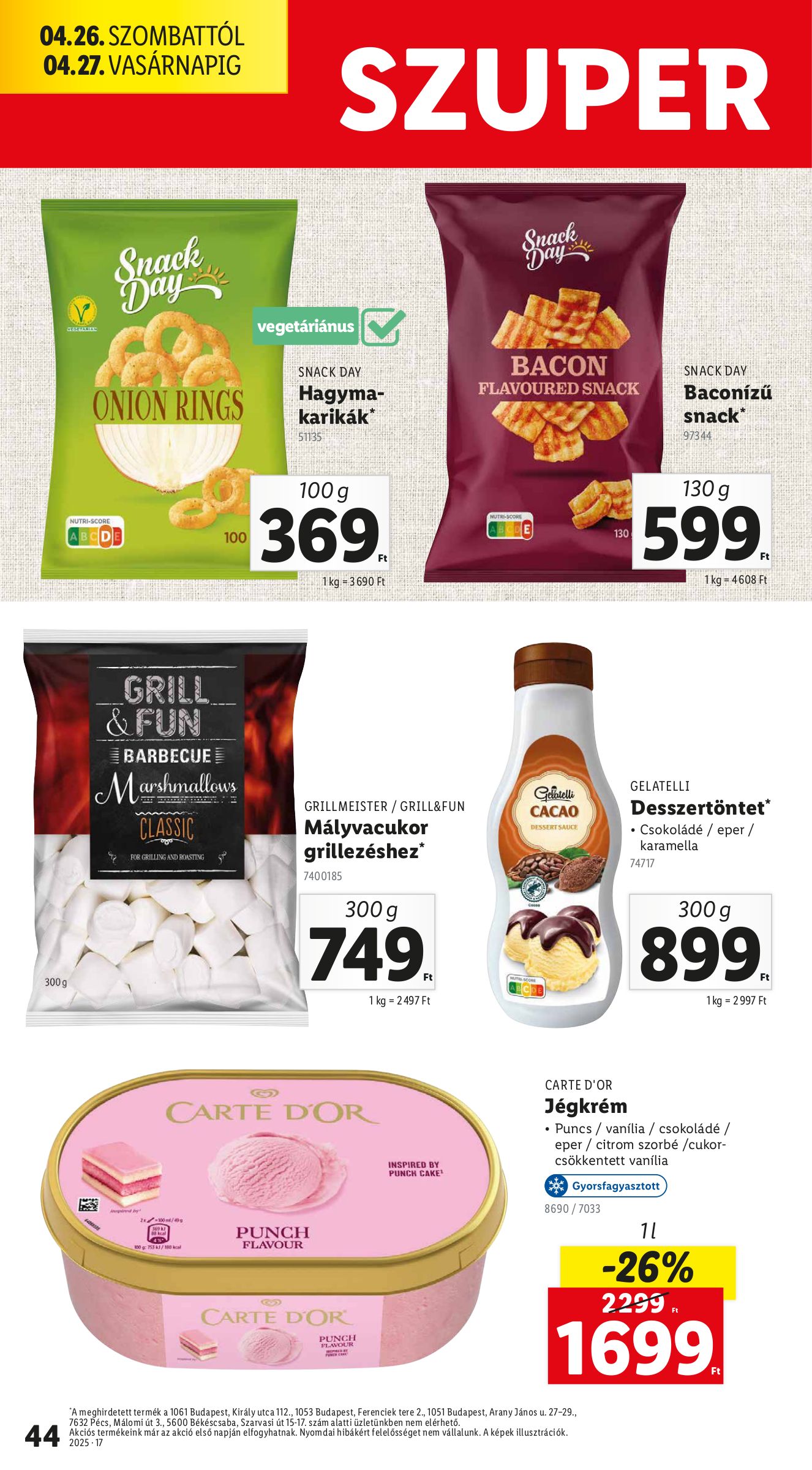 lidl - Lidl akciós újság, érvényes 04.24. - 04.29. - page: 44 lidl - Lidl akciós újság, érvényes 04.24. - 04.29. - page: 44