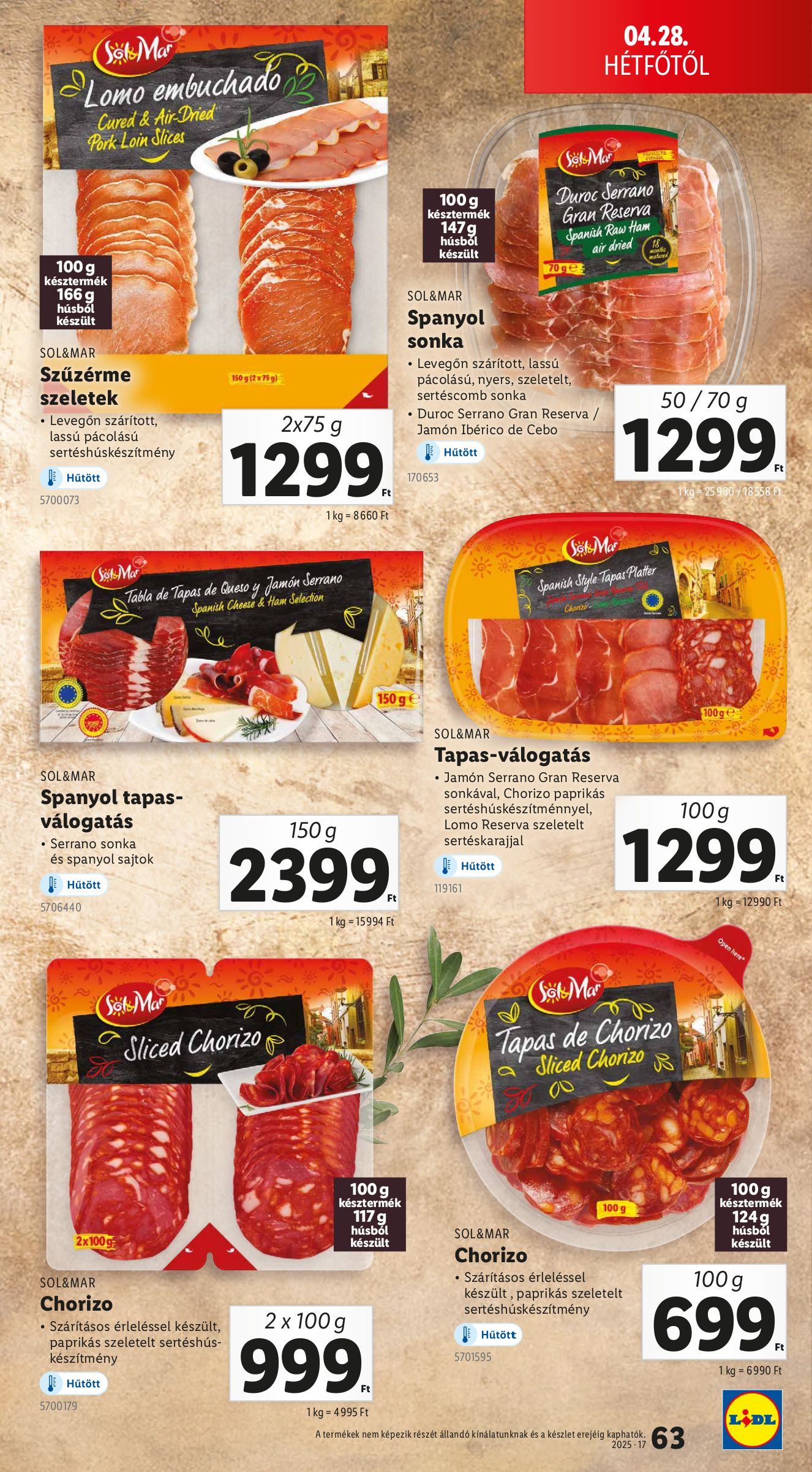 lidl - Lidl akciós újság, érvényes 04.24. - 04.29. - page: 63 lidl - Lidl akciós újság, érvényes 04.24. - 04.29. - page: 63
