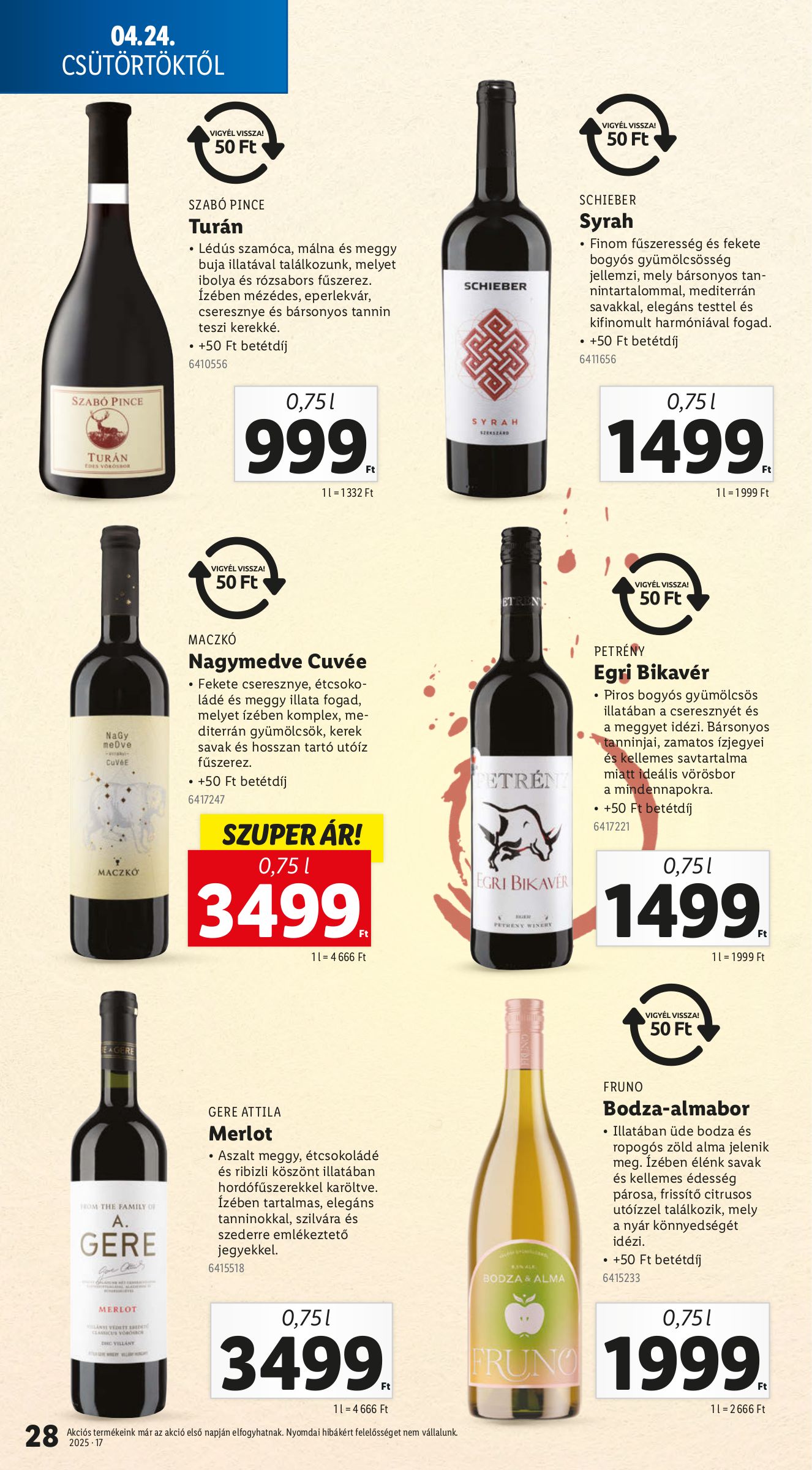 lidl - Lidl akciós újság, érvényes 04.24. - 04.29. - page: 28 lidl - Lidl akciós újság, érvényes 04.24. - 04.29. - page: 28