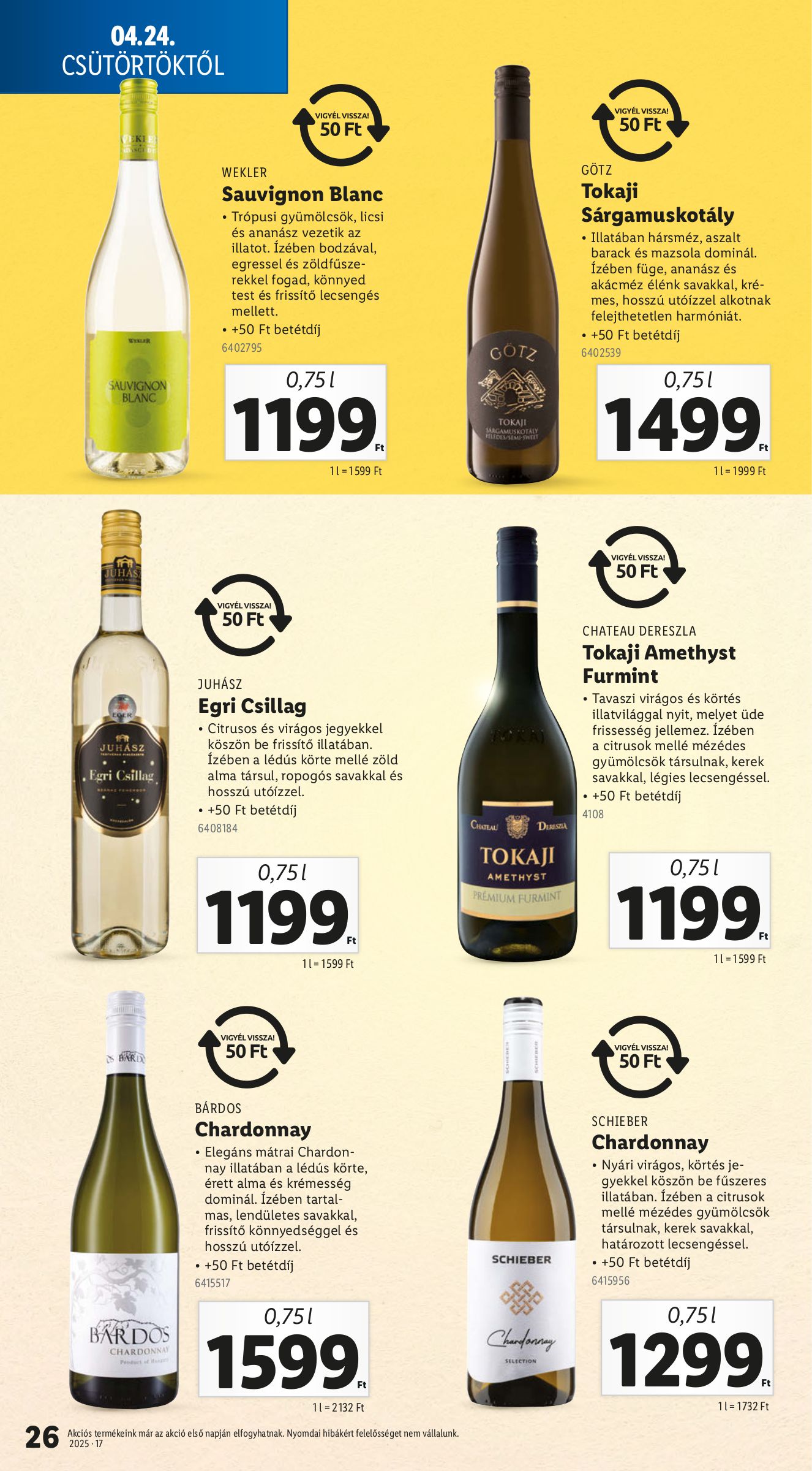 lidl - Lidl akciós újság, érvényes 04.24. - 04.29. - page: 26 lidl - Lidl akciós újság, érvényes 04.24. - 04.29. - page: 26